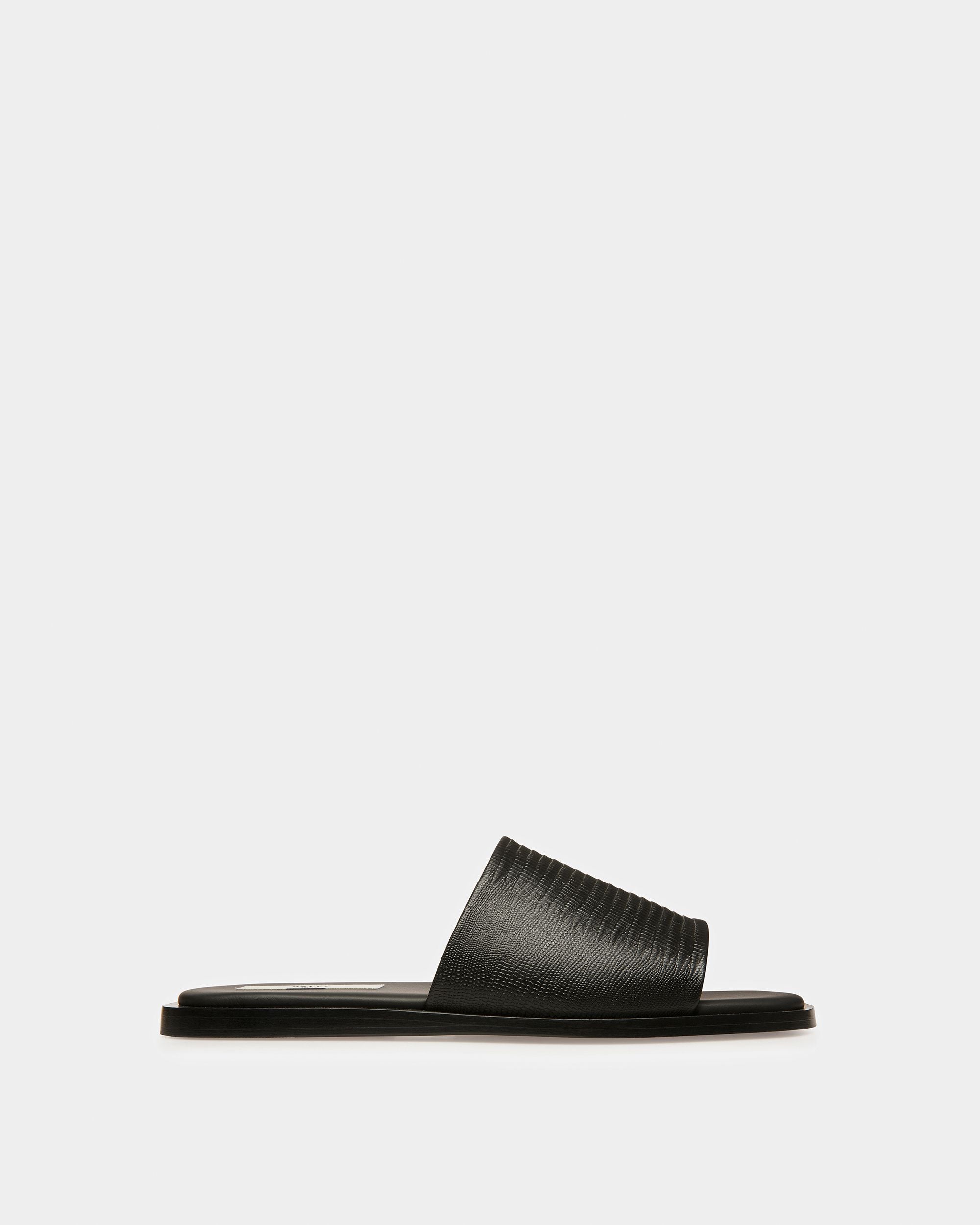Sabian Sandales En Cuir Noir - Homme - Bally - 01