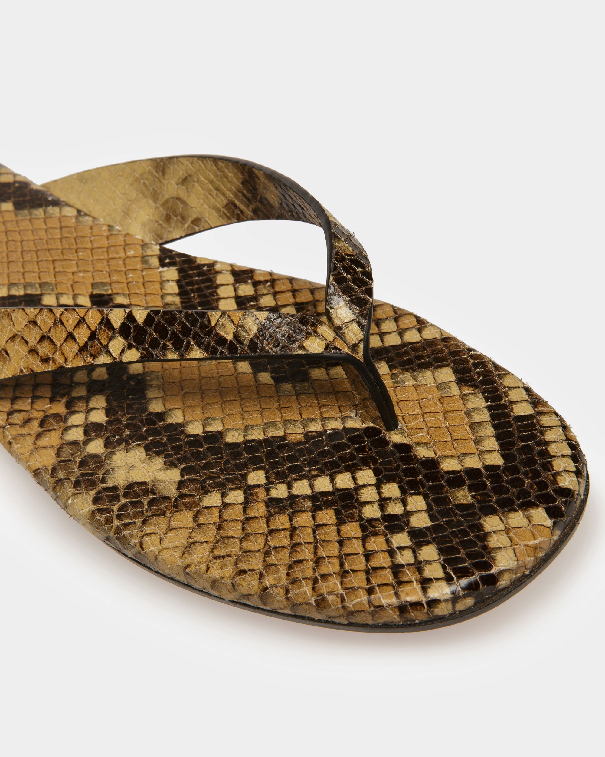 Sandale Modèle Entredoigt San Fernando Finition Imprimé Python - Homme - Bally - 05