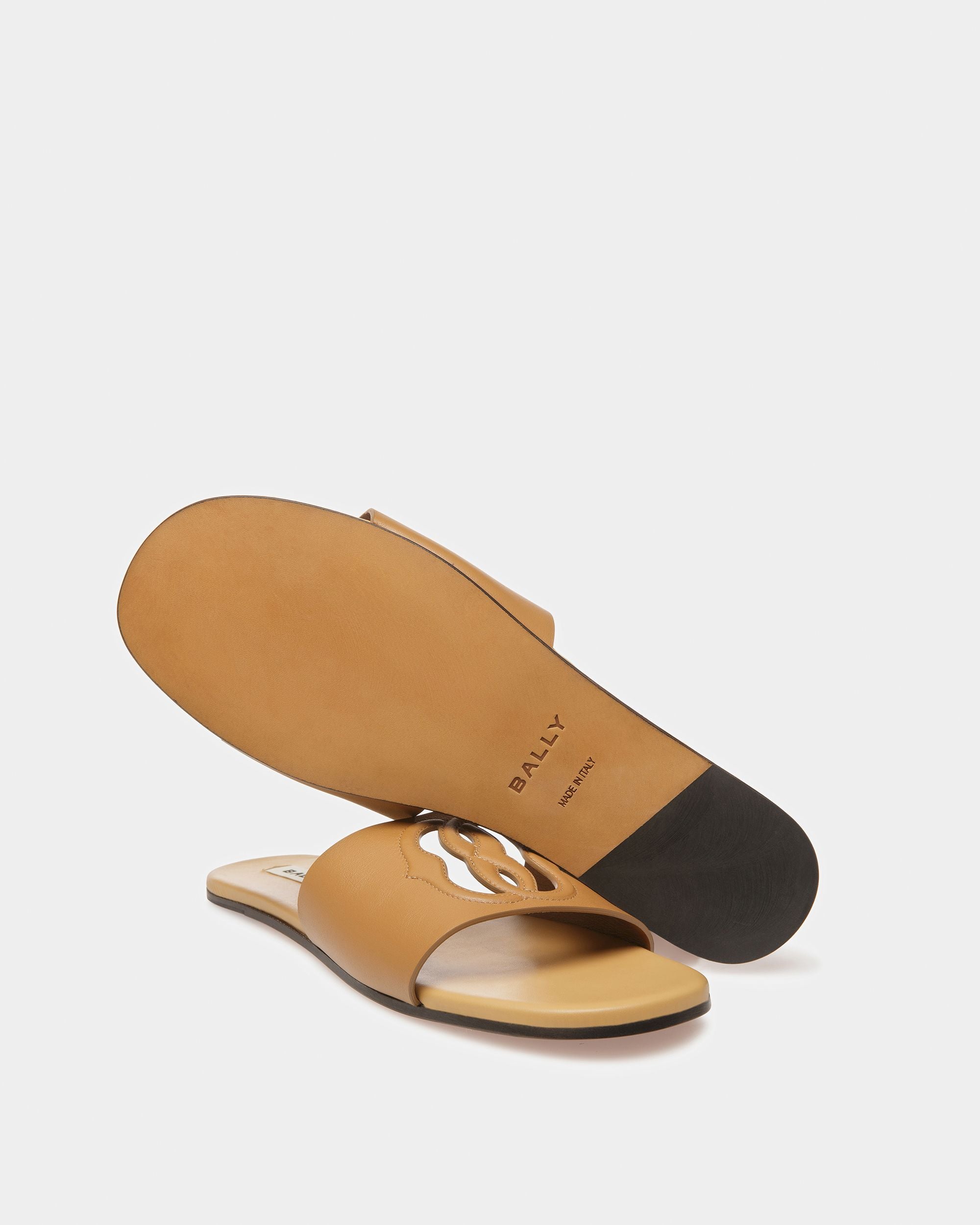 Sandale San Fernando En Cuir Marron - Homme - Bally - 04