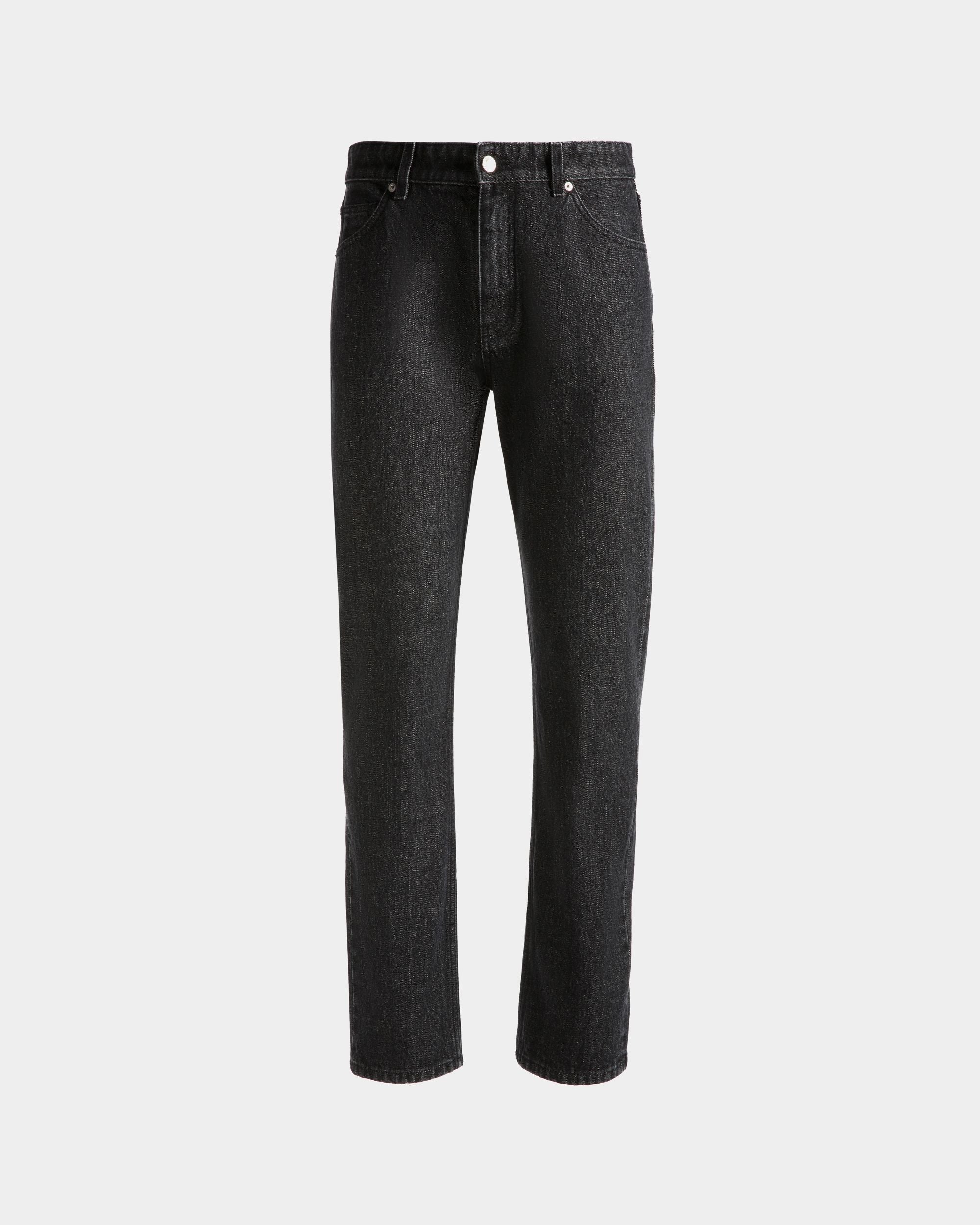 Pantalon 5 Poches En Coton Gris - Homme - Bally - 01