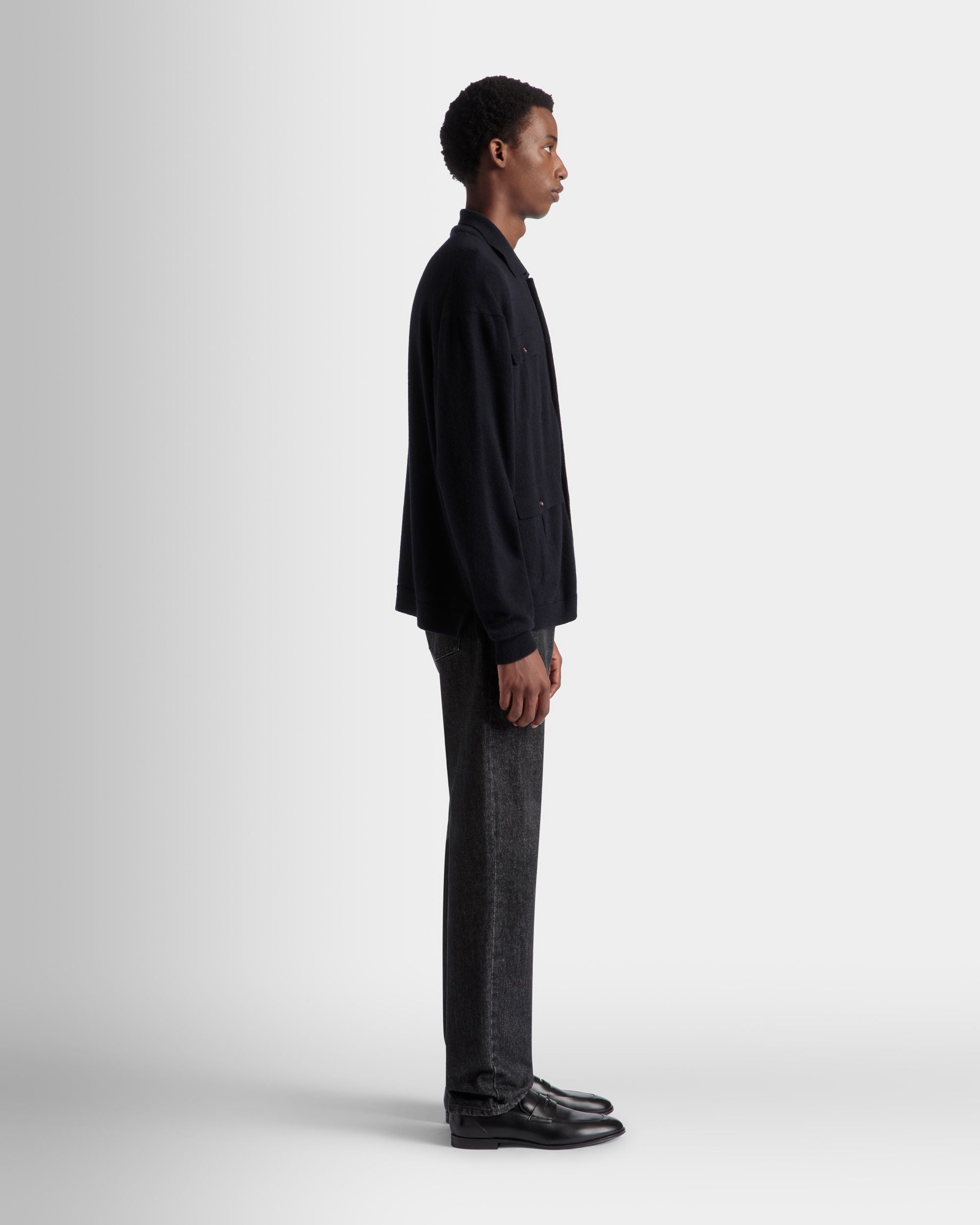 Pantalon 5 Poches En Coton Gris - Homme - Bally - 06