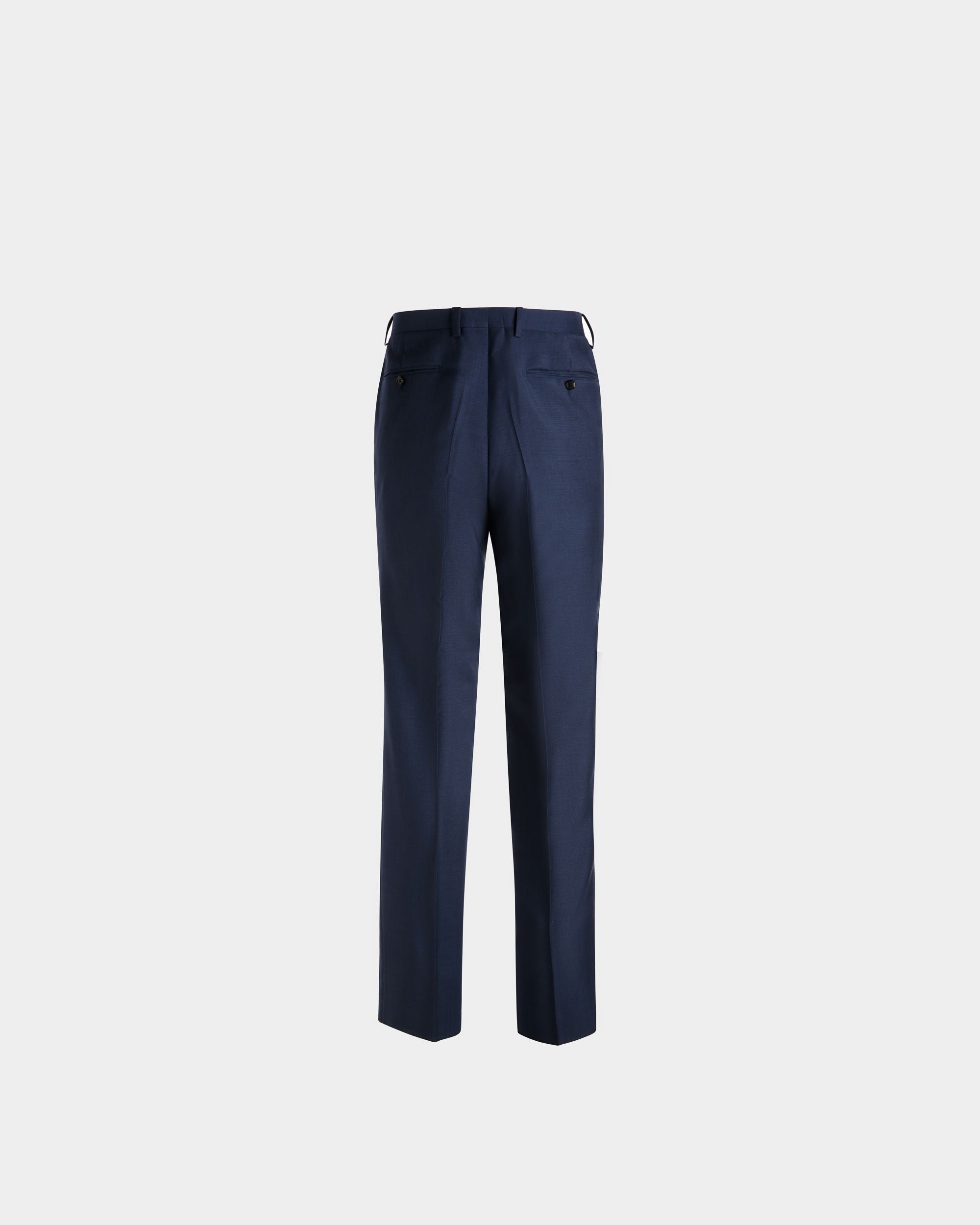 Pantalon Droit En Laine Mélangée - Homme - Bally - 06