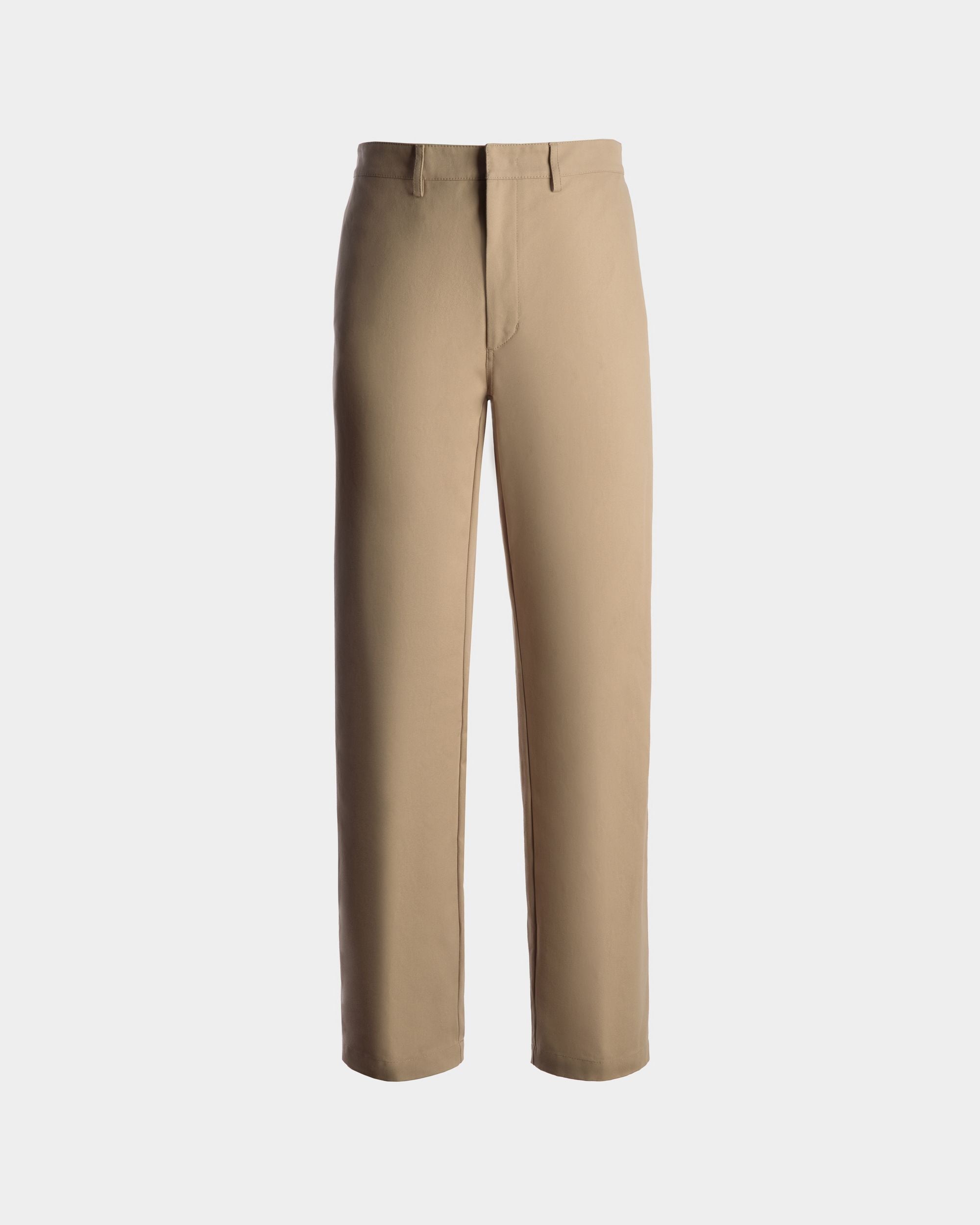 Pantalon En Coton Camel - Homme - Bally - 01