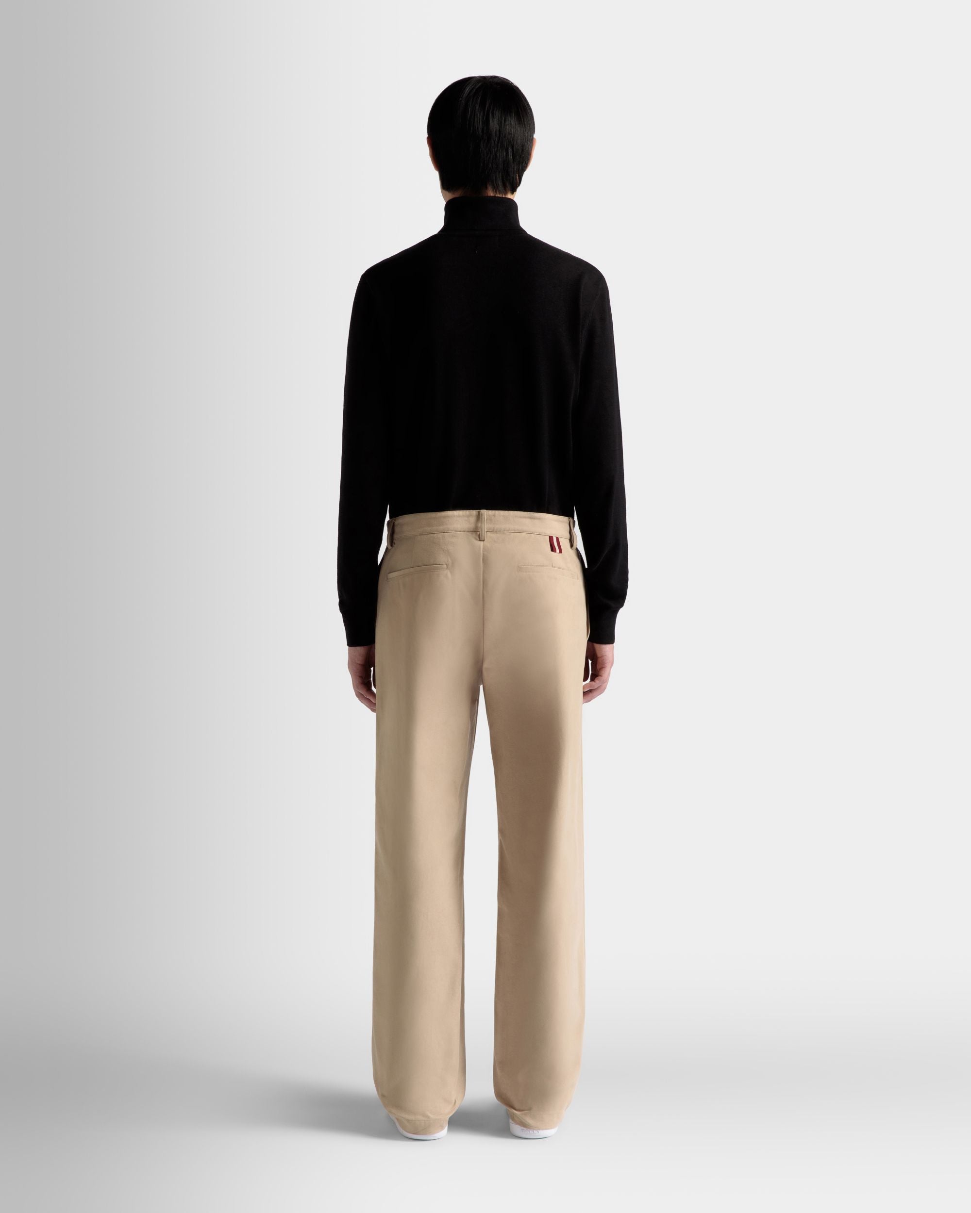 Pantalon En Coton Camel - Homme - Bally - 06