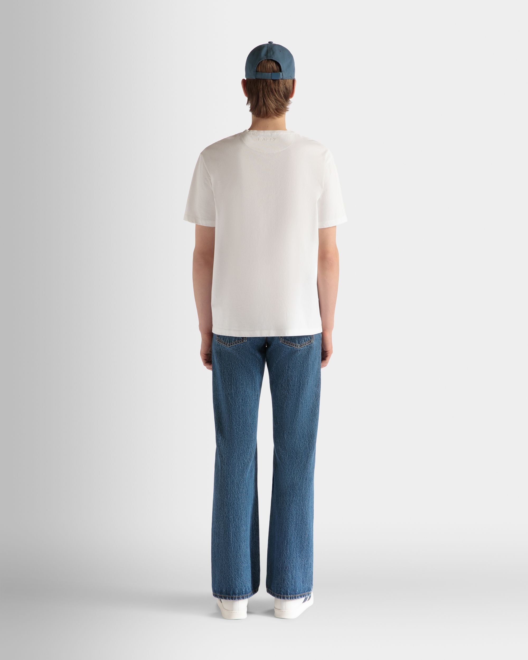 Pantalon En Denim De Coton Medium Blue - Homme - Bally - 06