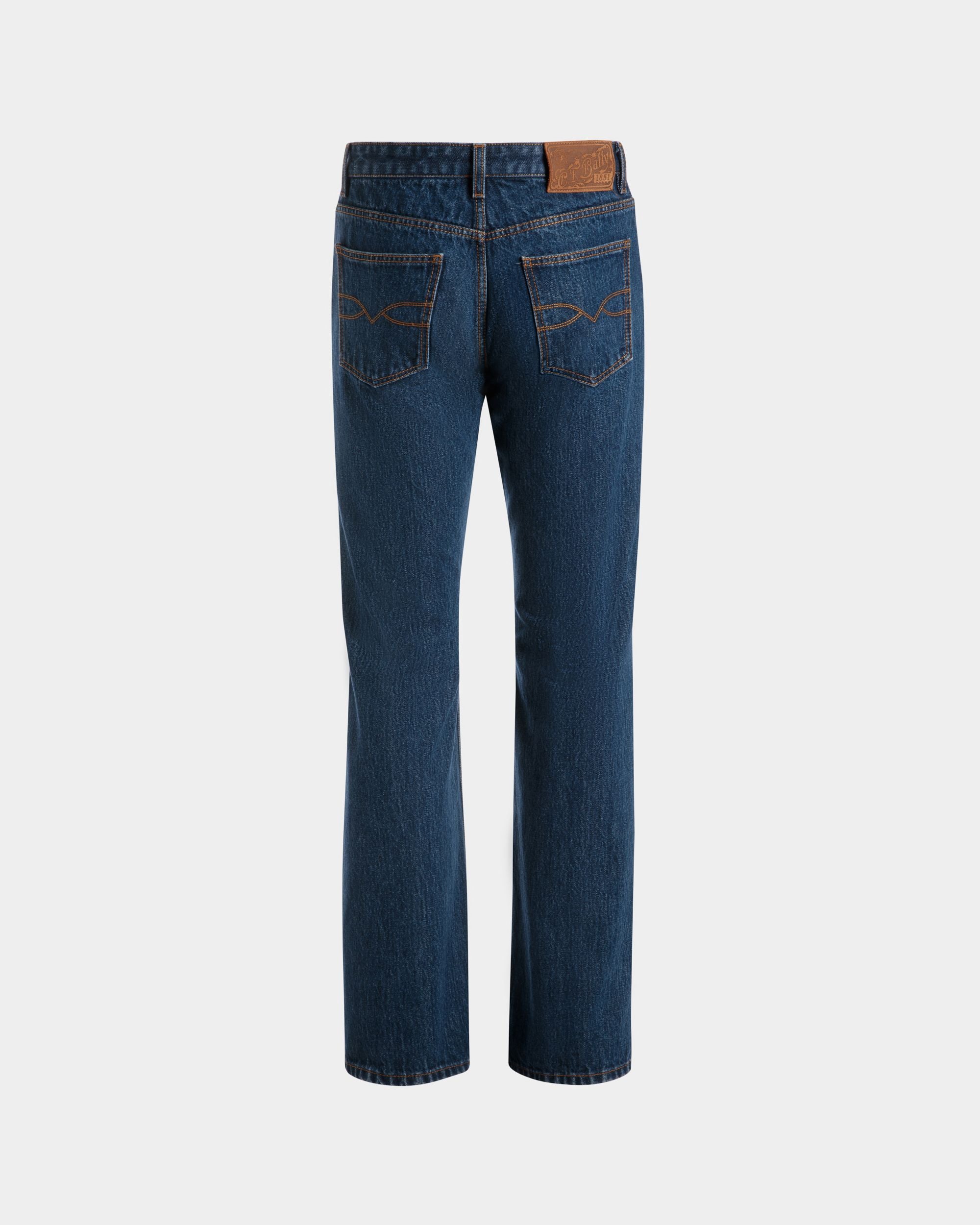 Pantalon En Denim De Coton Medium Blue - Homme - Bally - 07