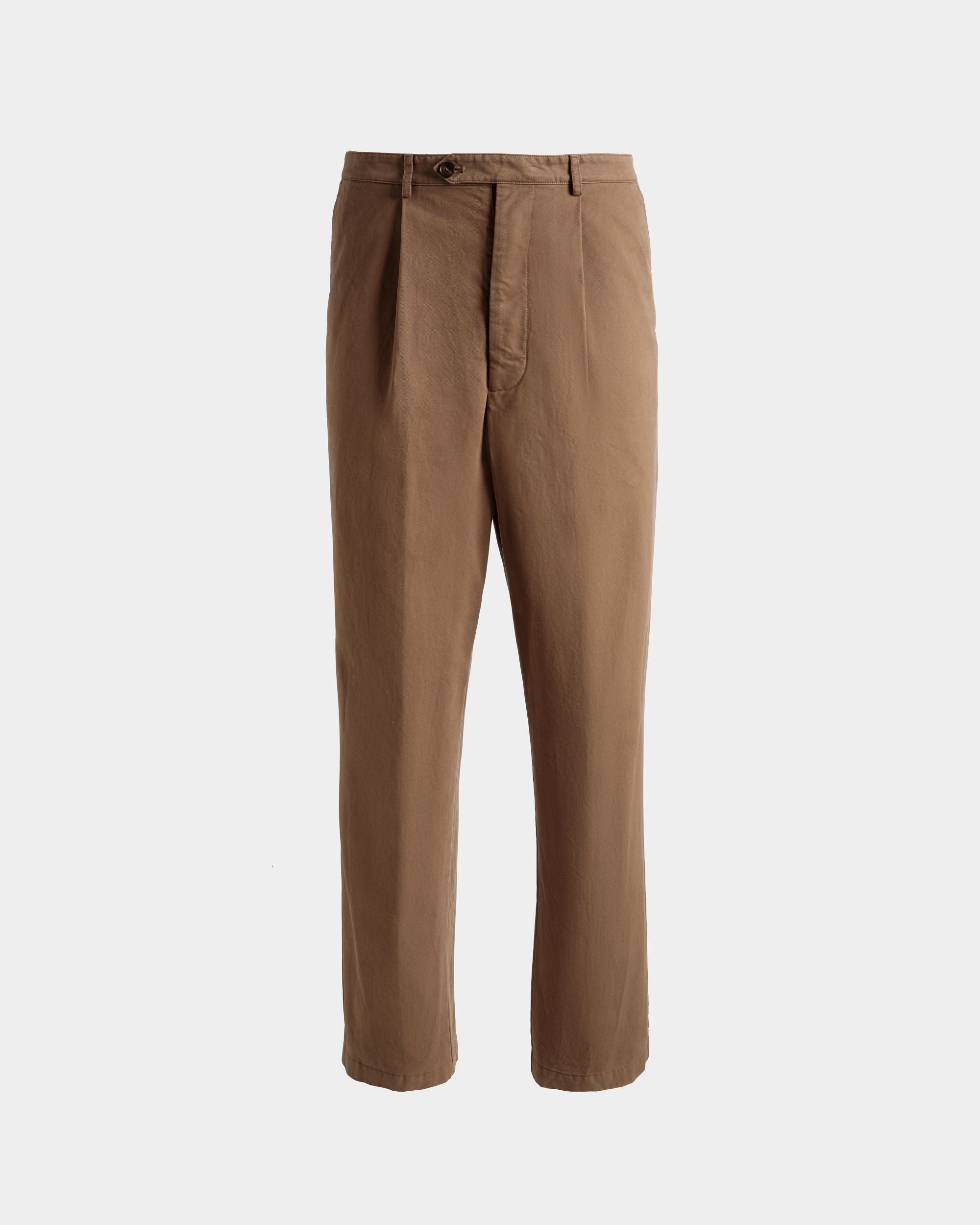 Pantalon En Coton Camel - Homme - Bally - 01