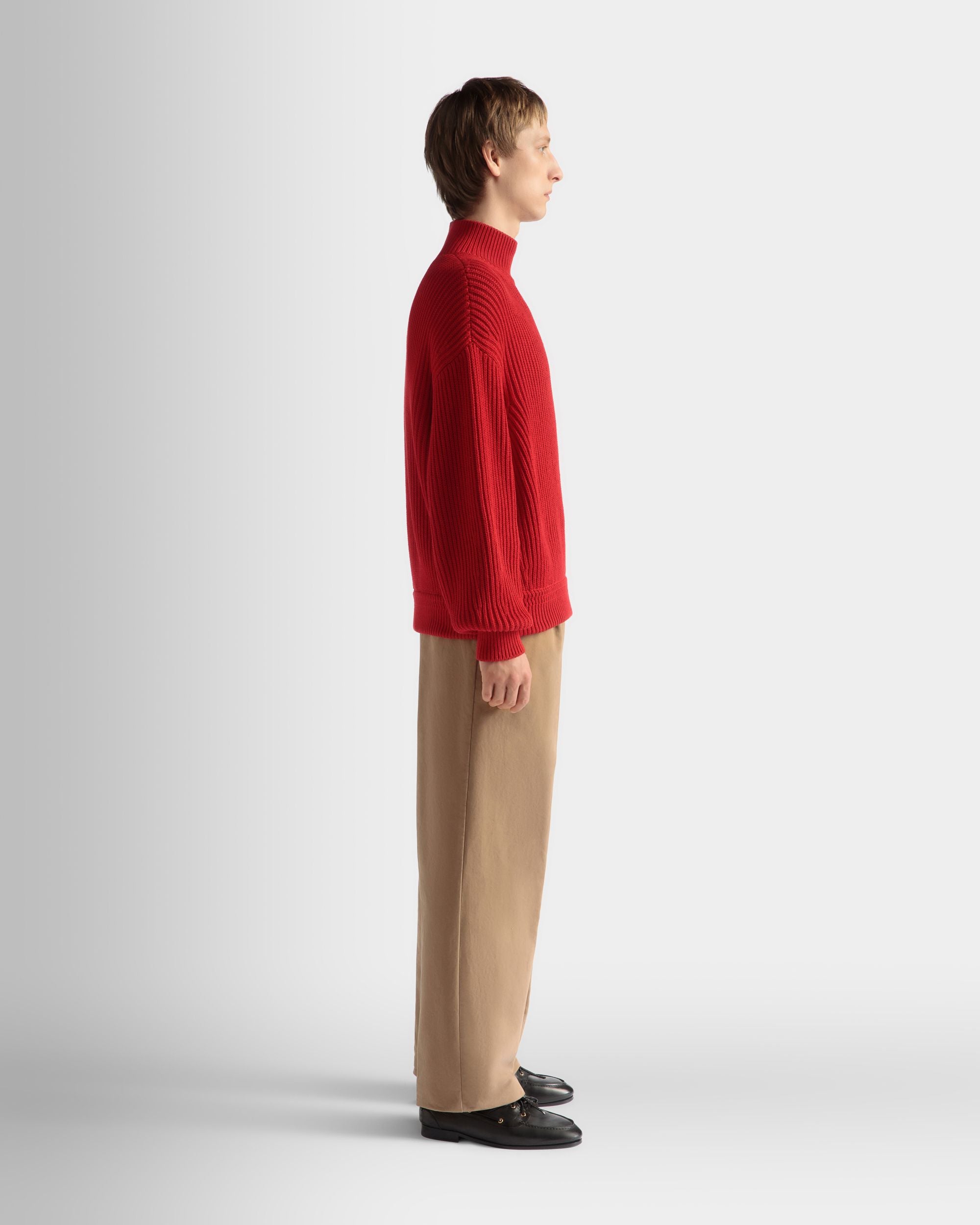 Pantalon En Coton Camel - Homme - Bally - 05