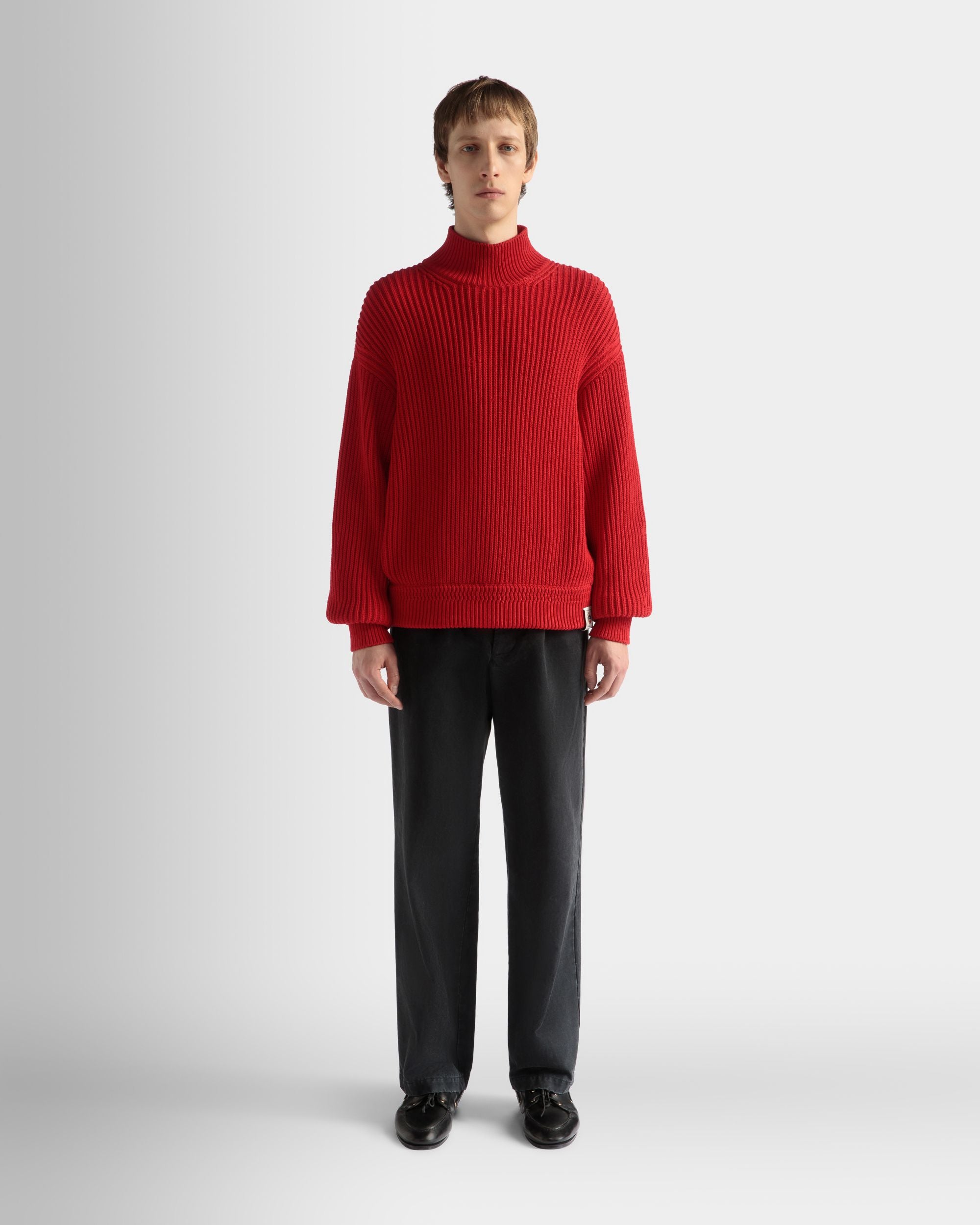 Pantalon En Coton Noir - Homme - Bally - 02