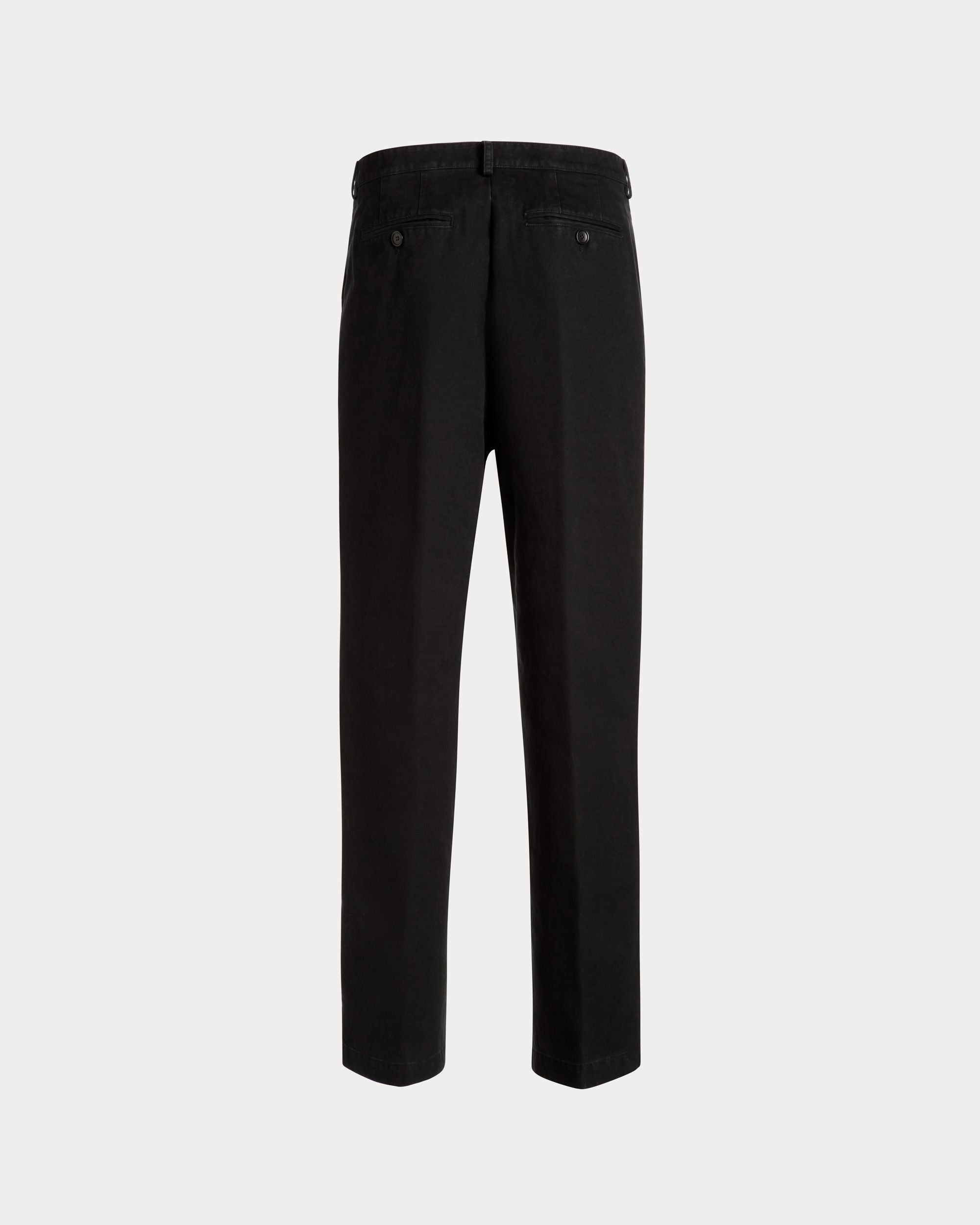 Pantalon En Coton Noir - Homme - Bally - 07
