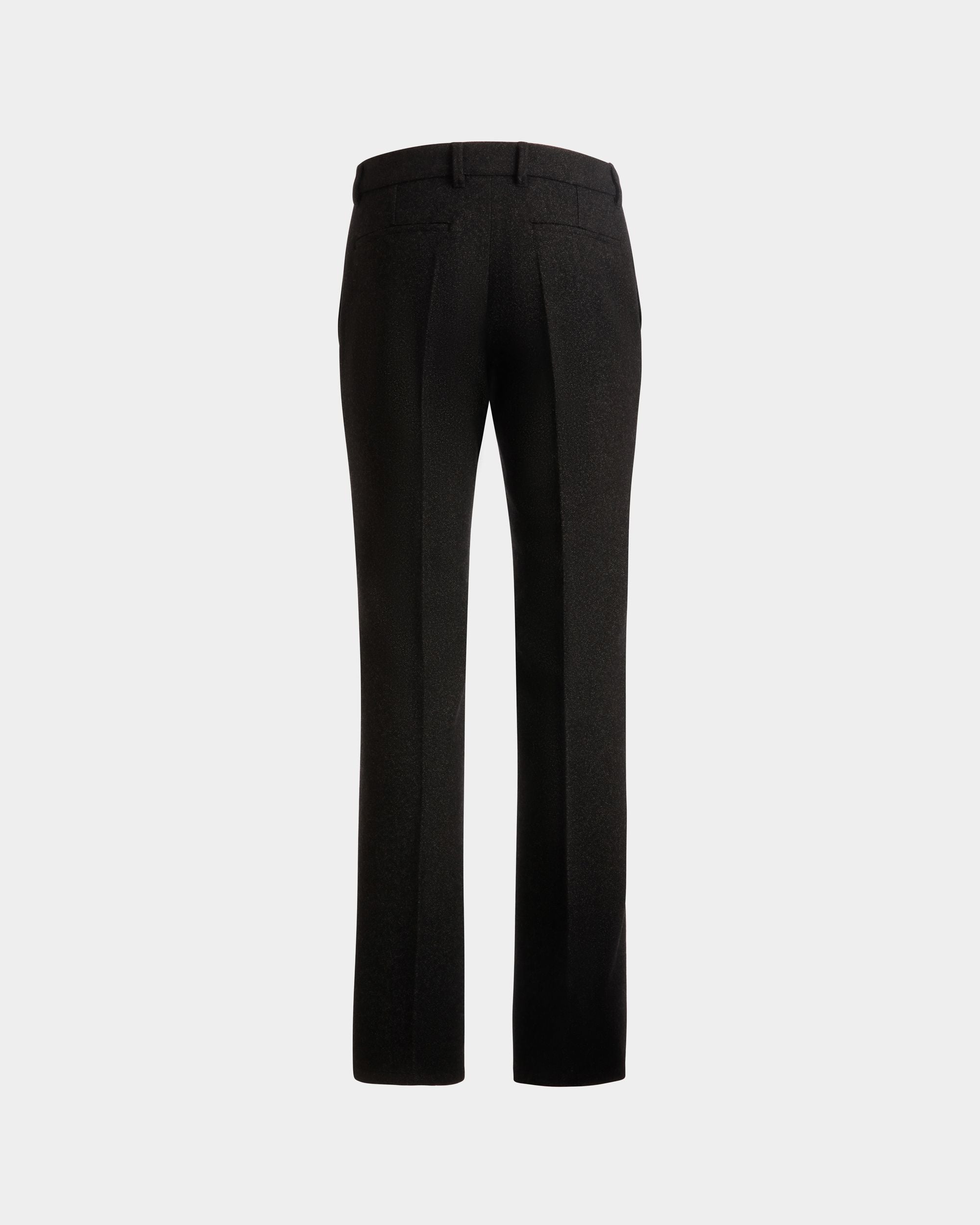 Pantalon À Pinces En Laine Gris Foncé - Homme - Bally - 07