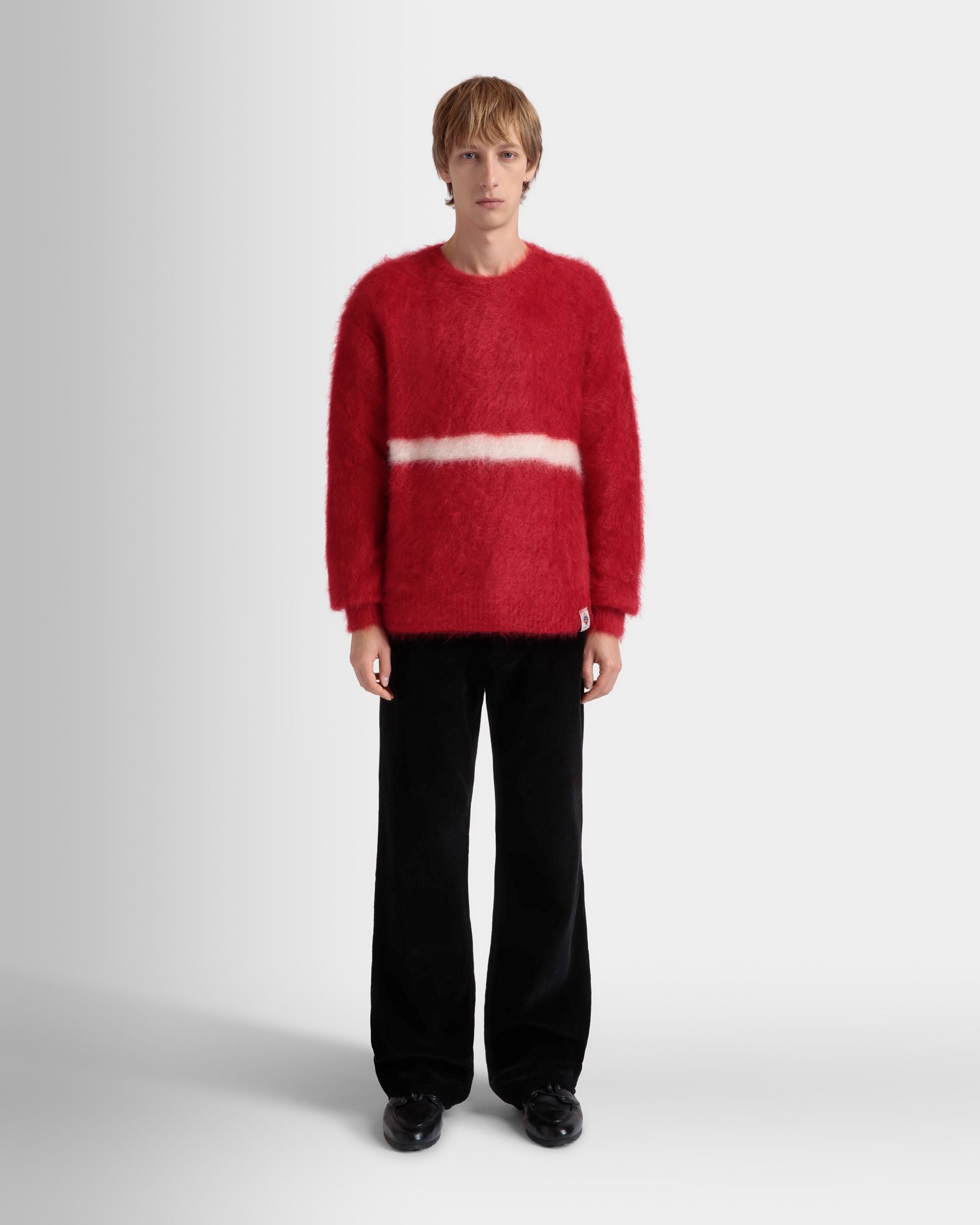 Pantalon Denim En Velours Côtelé De Coton Noir - Homme - Bally - 02