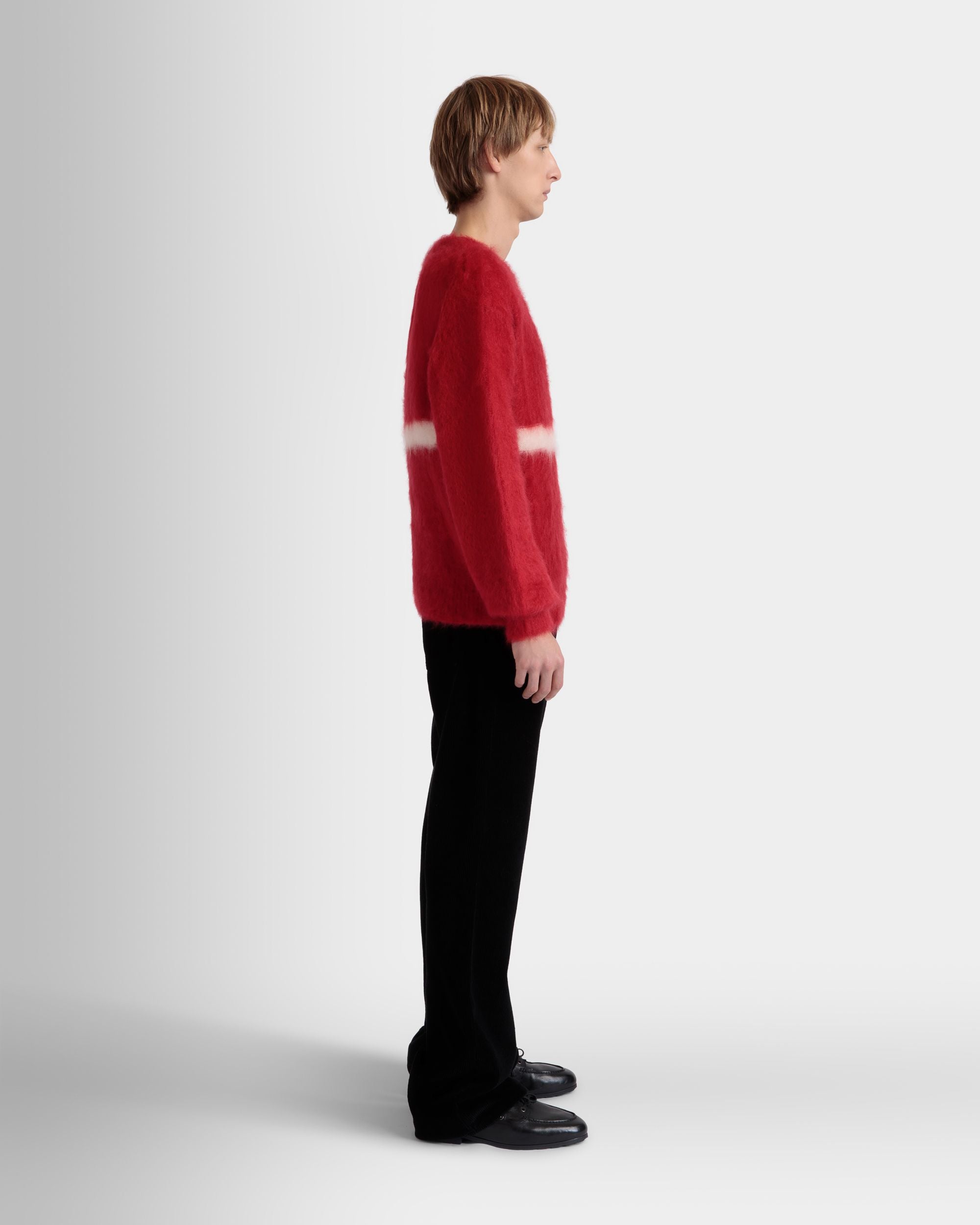 Pantalon Denim En Velours Côtelé De Coton Noir - Homme - Bally - 05