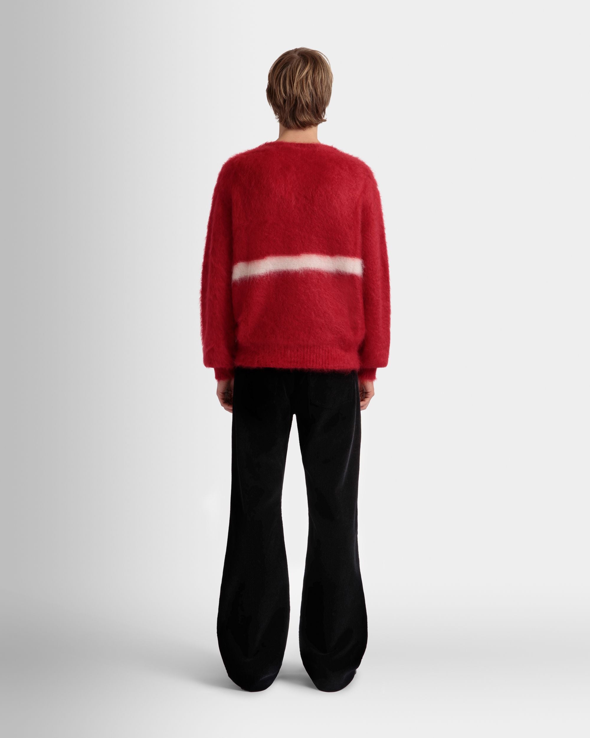 Pantalon Denim En Velours Côtelé De Coton Noir - Homme - Bally - 06