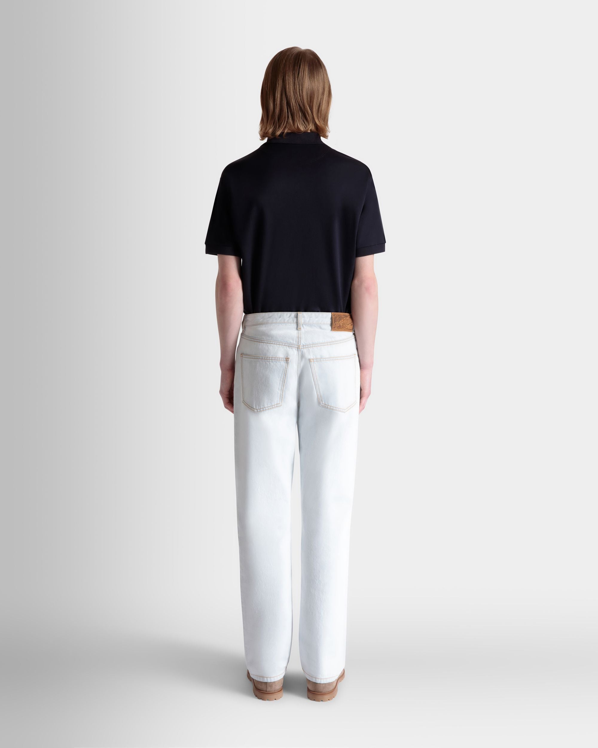 Pantalon En Denim De Coton Light Blue - Homme - Bally - 06