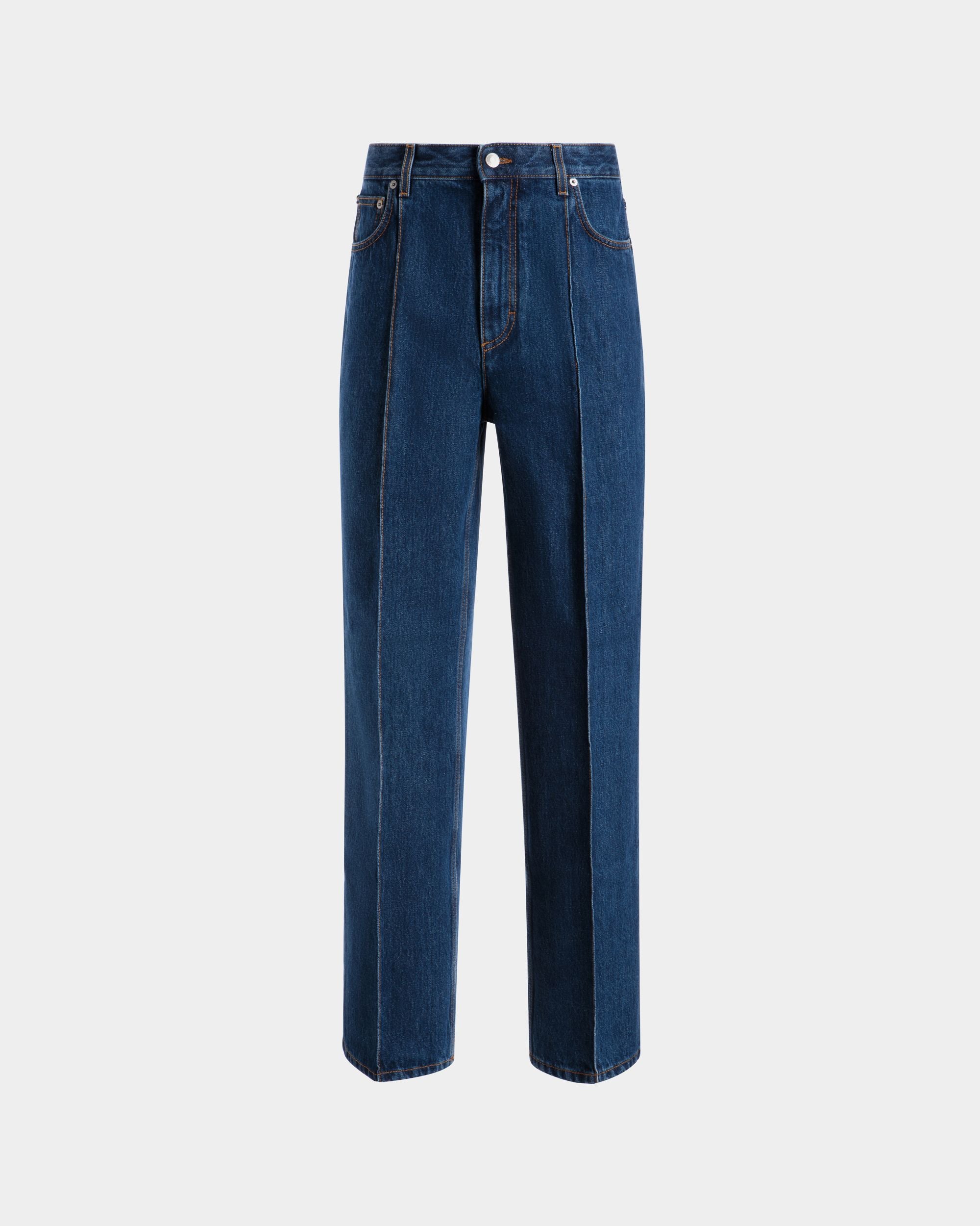 Trousers Denim In Blue Cotton - Homme - Bally - 01