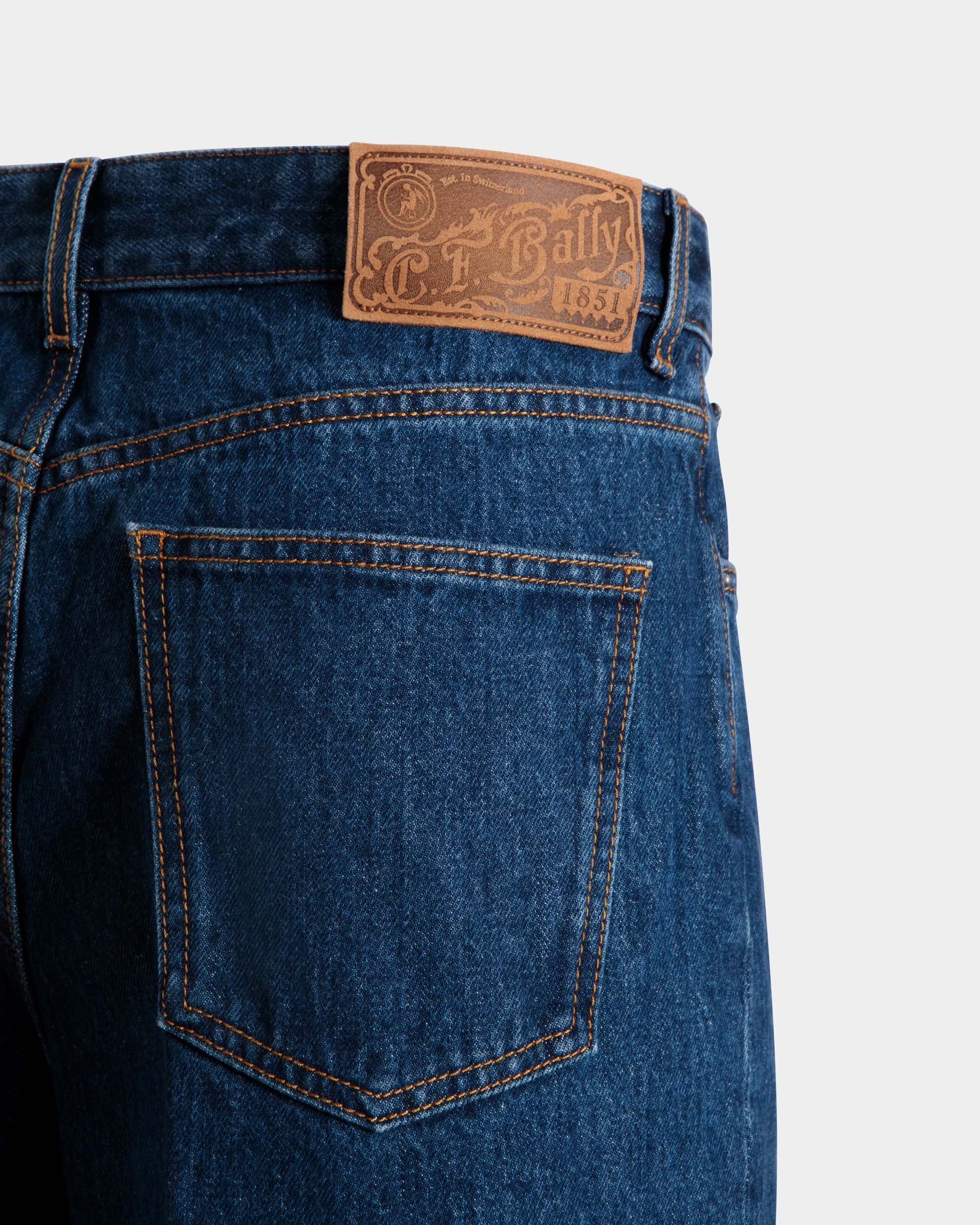 Trousers Denim In Blue Cotton - Homme - Bally - 02