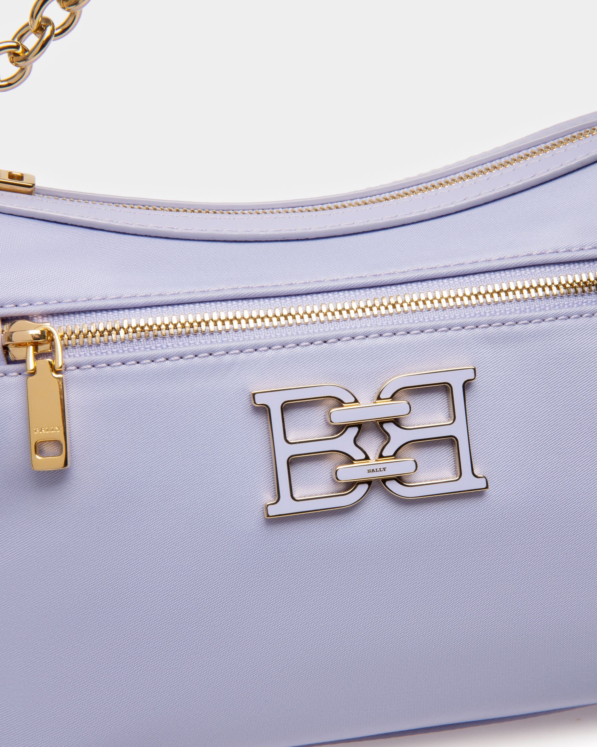 Eyfel Sac À Bandoulière En Nylon Violet - Femme - Bally - 05