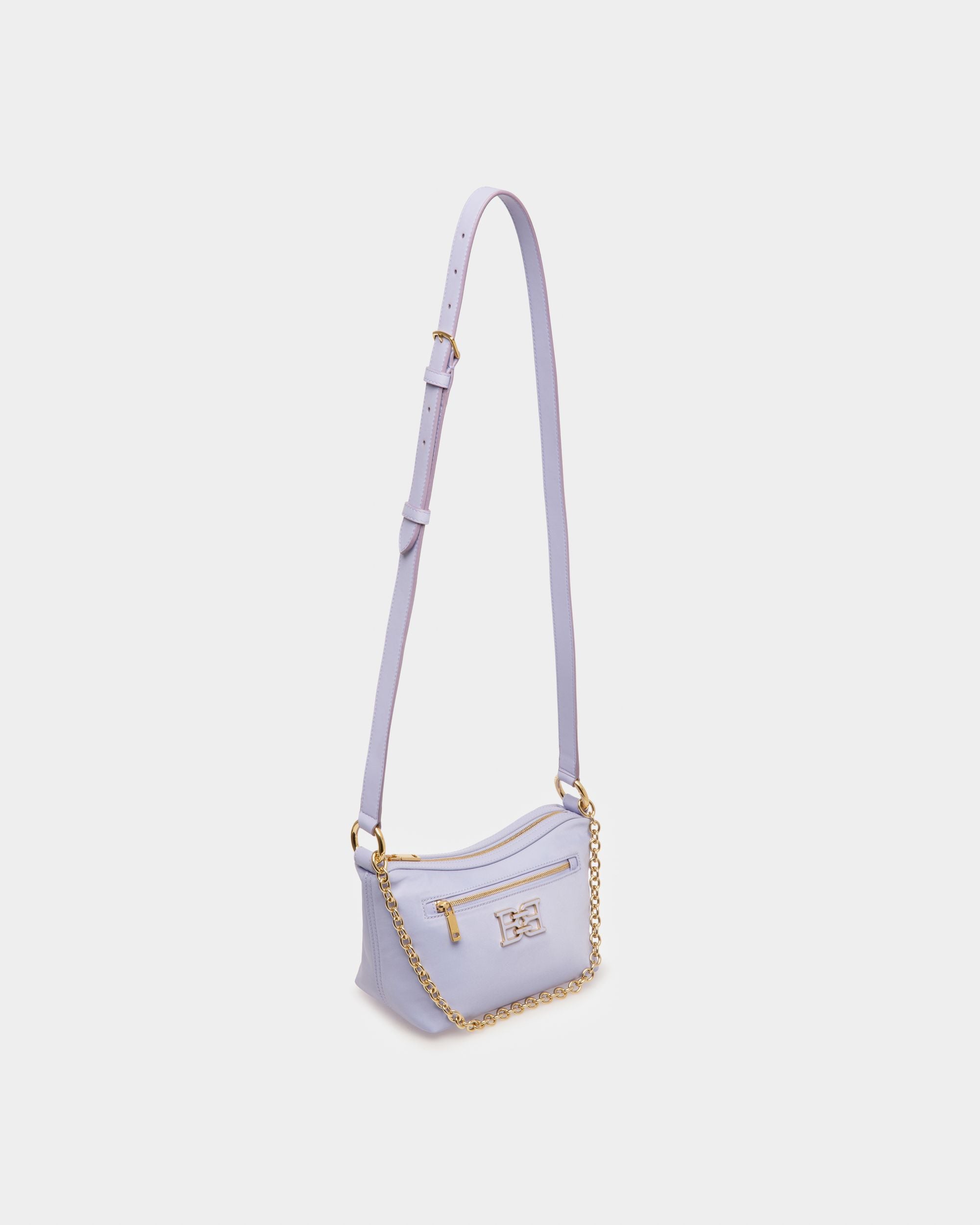 Eyfel Sac À Bandoulière En Nylon Violet - Femme - Bally - 06