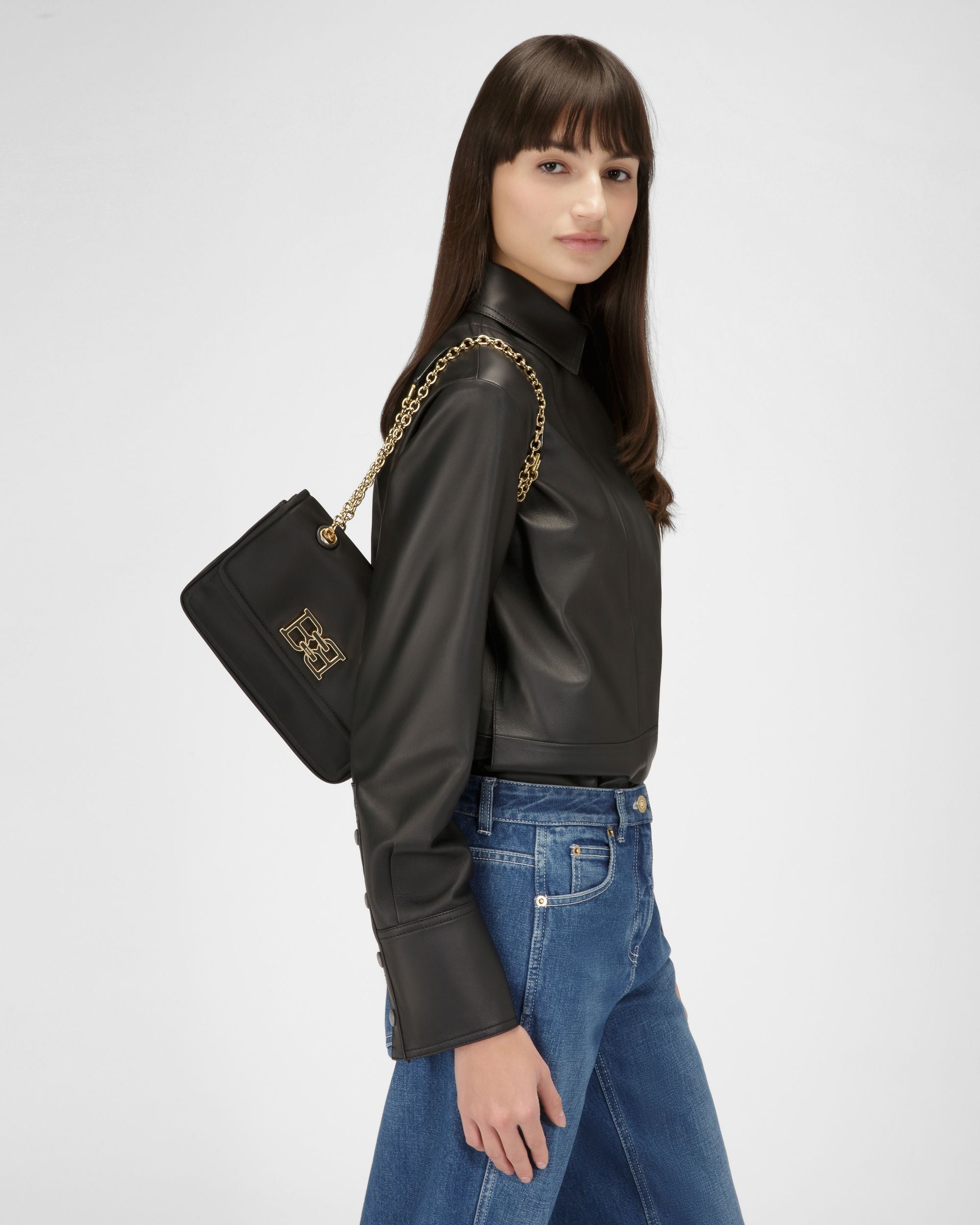 Ehrin Sac À Bandoulière En Nylon Noir - Femme - Bally - 02