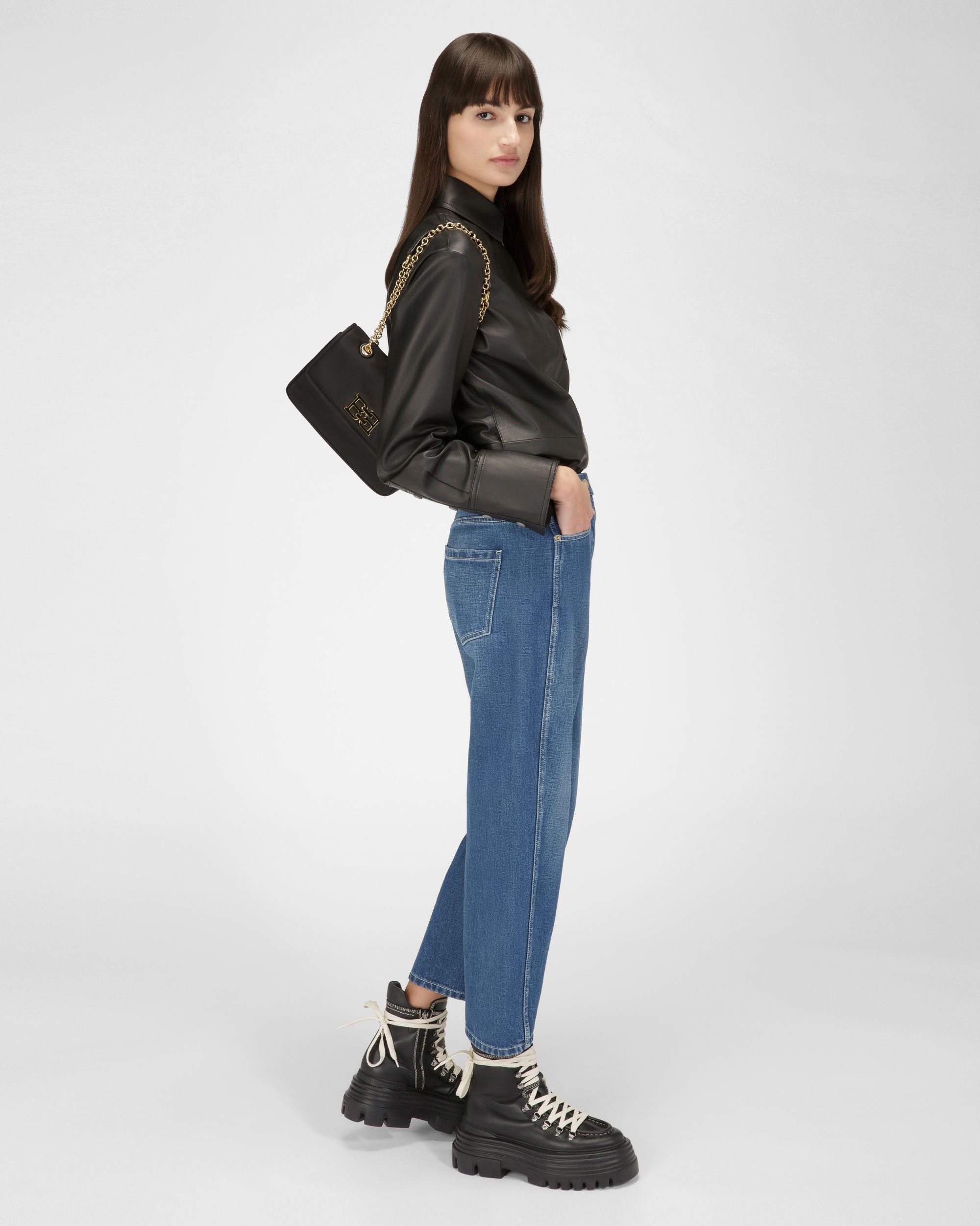 Ehrin Sac À Bandoulière En Nylon Noir - Femme - Bally - 08