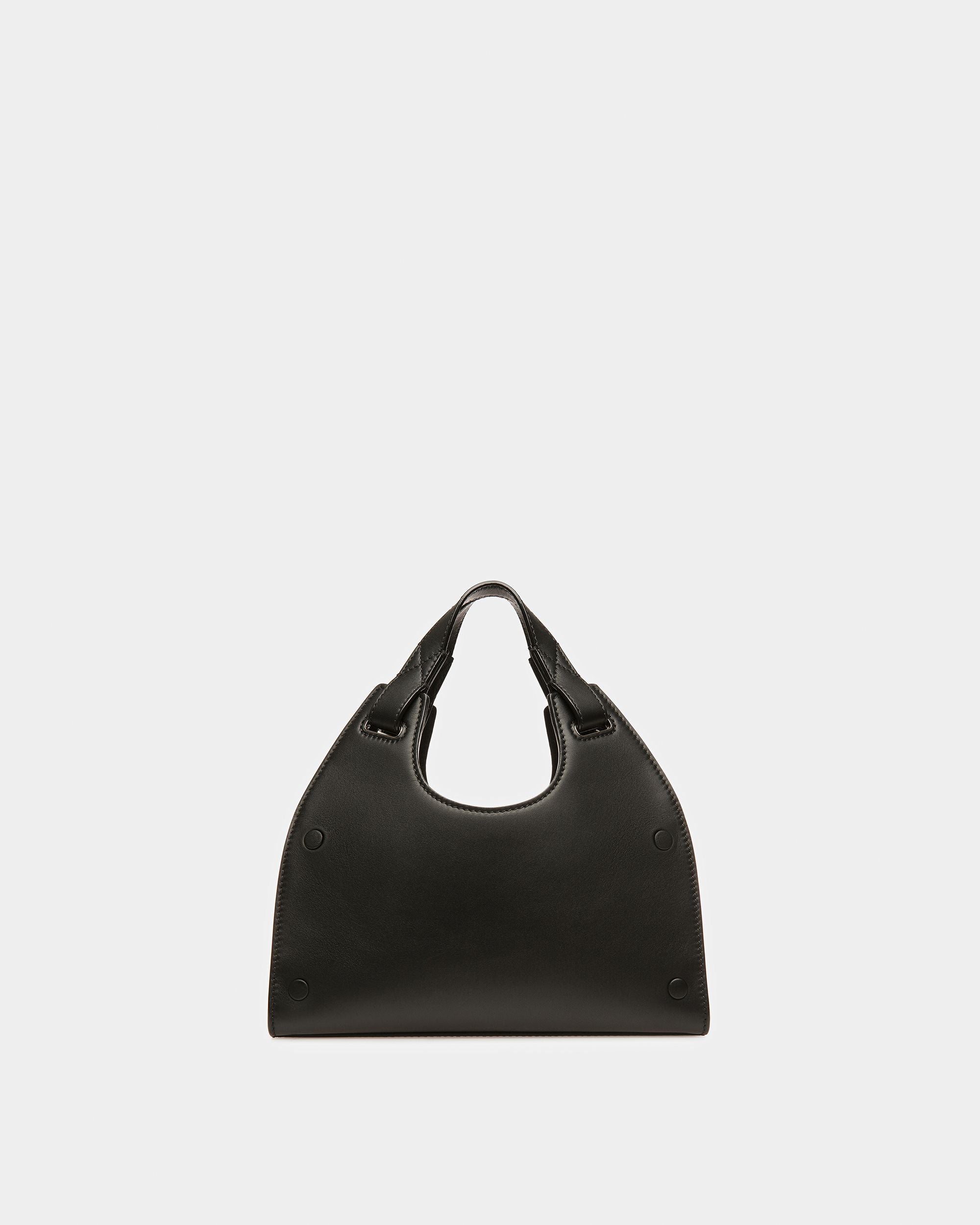 Ahres Small Sac Porté Épaule En Cuir Noir - Femme - Bally - 09