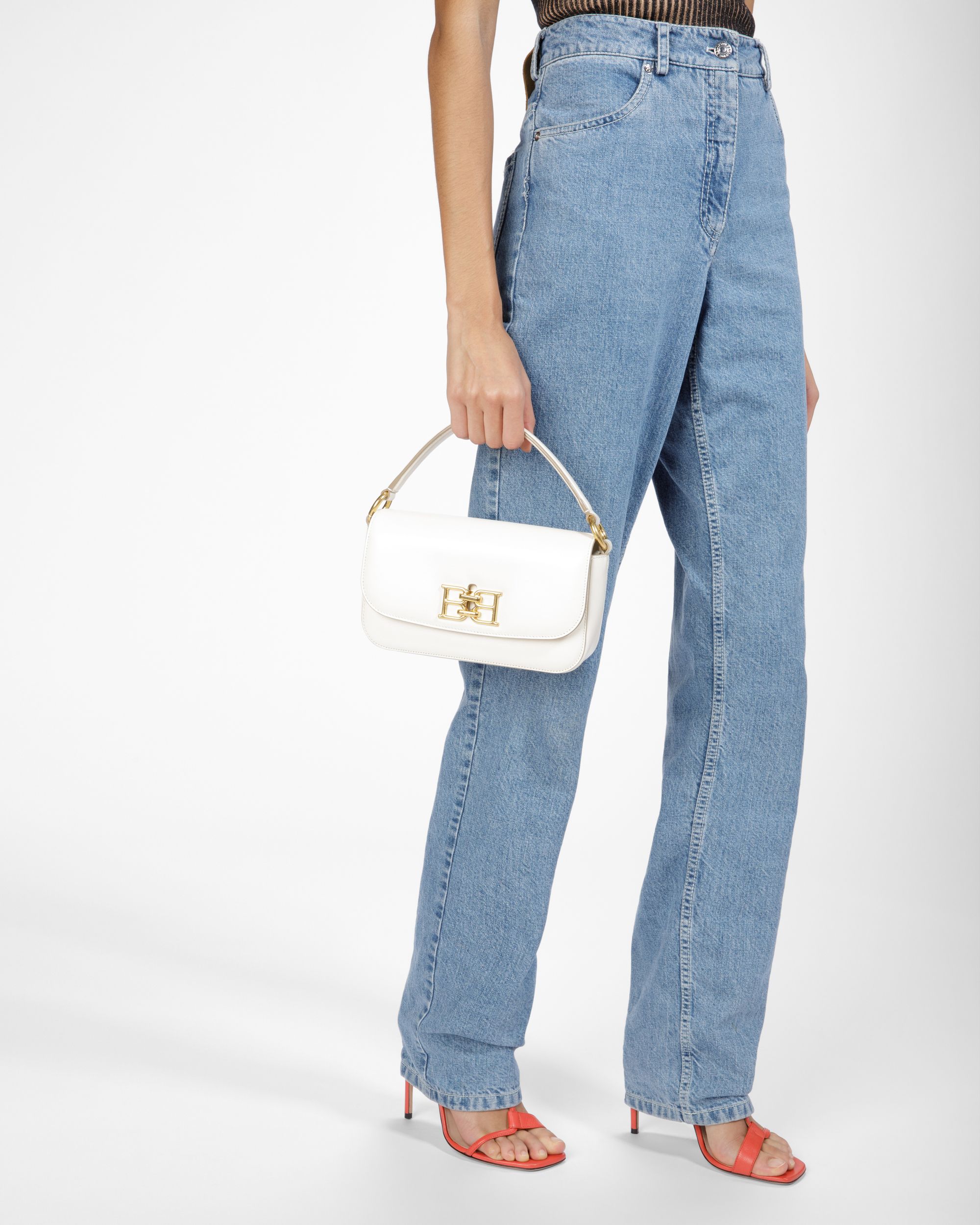 Brodye Sac À Bandoulière En Cuir Ivoire - Femme - Bally - 02