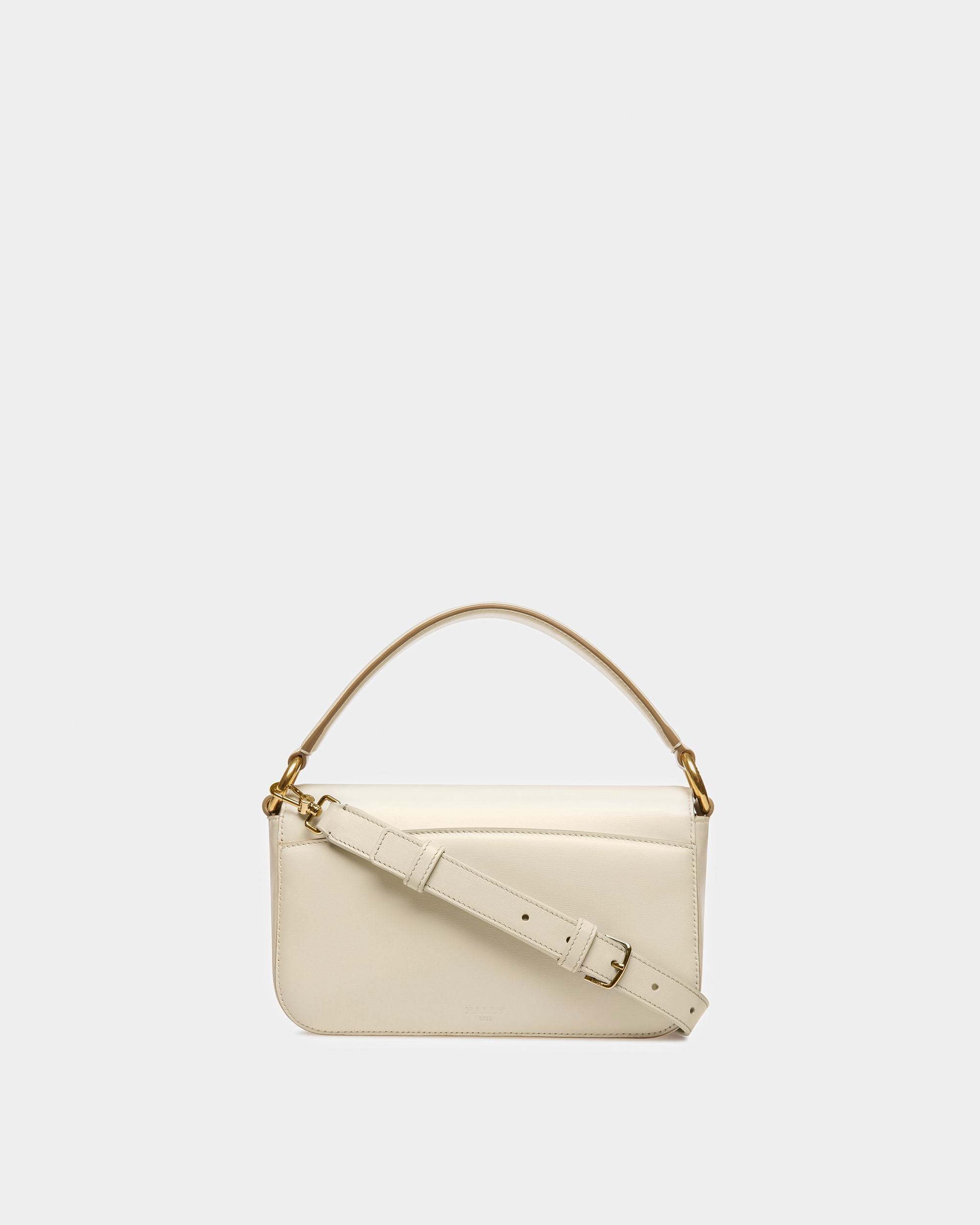 Brodye Sac À Bandoulière En Cuir Ivoire - Femme - Bally - 03