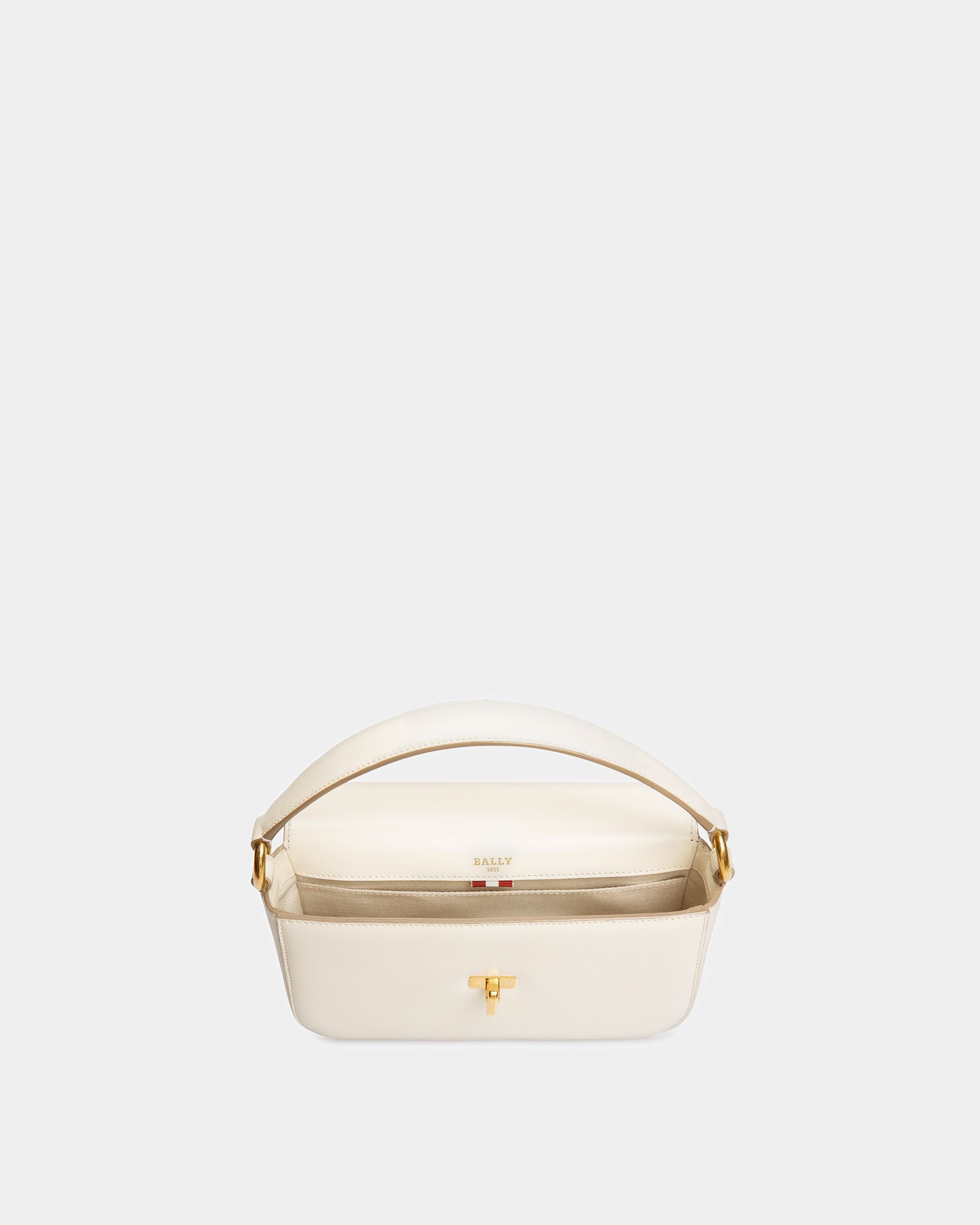 Brodye Sac À Bandoulière En Cuir Ivoire - Femme - Bally - 04