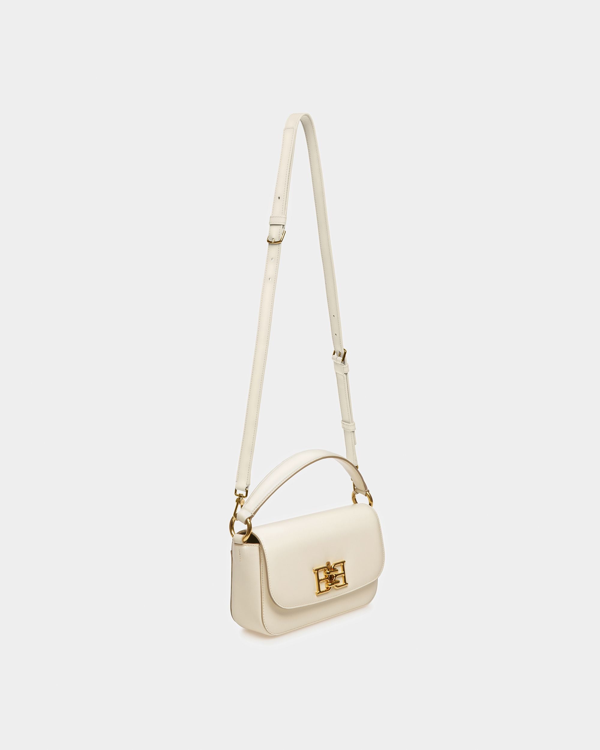Brodye Sac À Bandoulière En Cuir Ivoire - Femme - Bally - 08