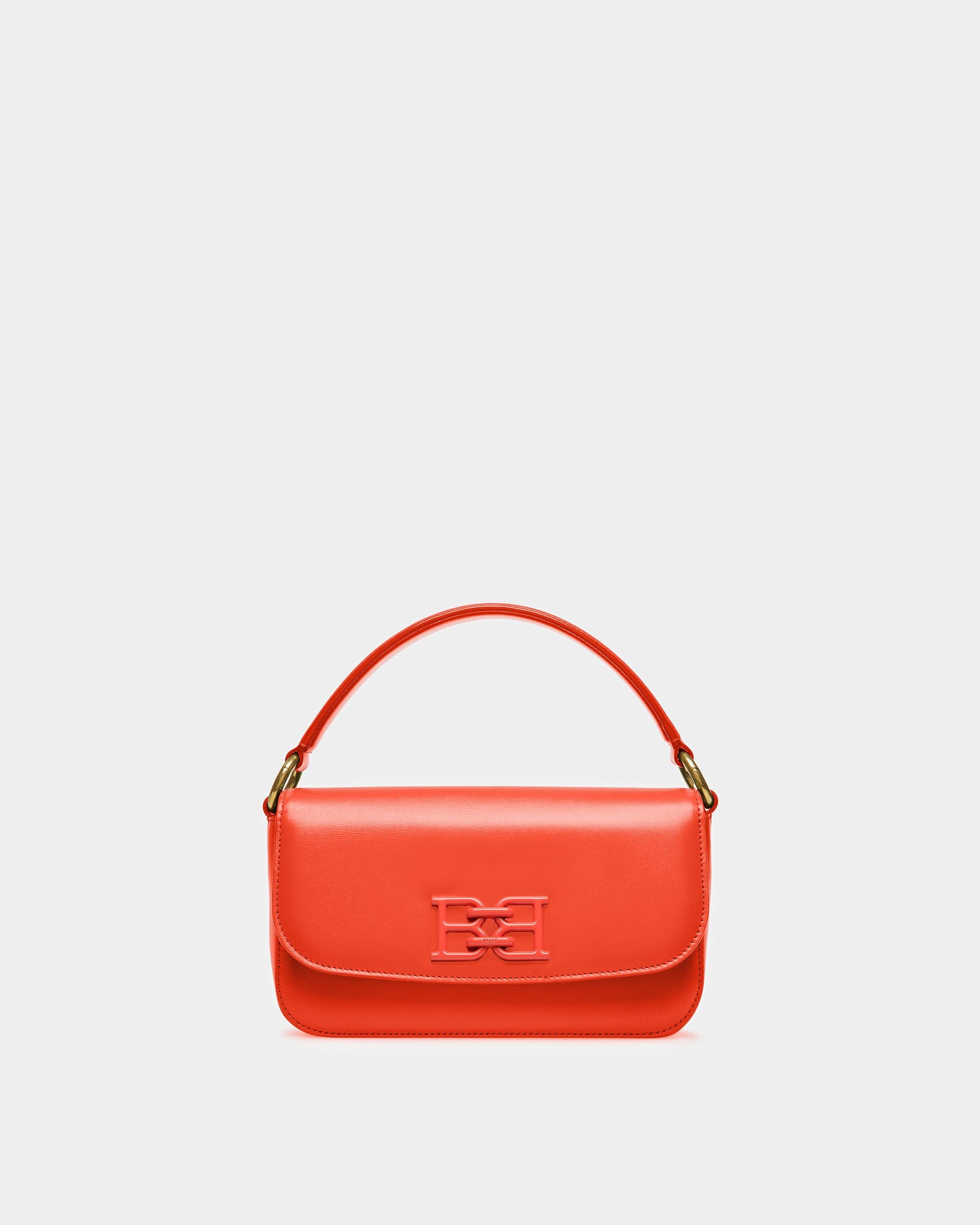 Brodye Sac À Bandoulière En Cuir Orange - Femme - Bally - 01