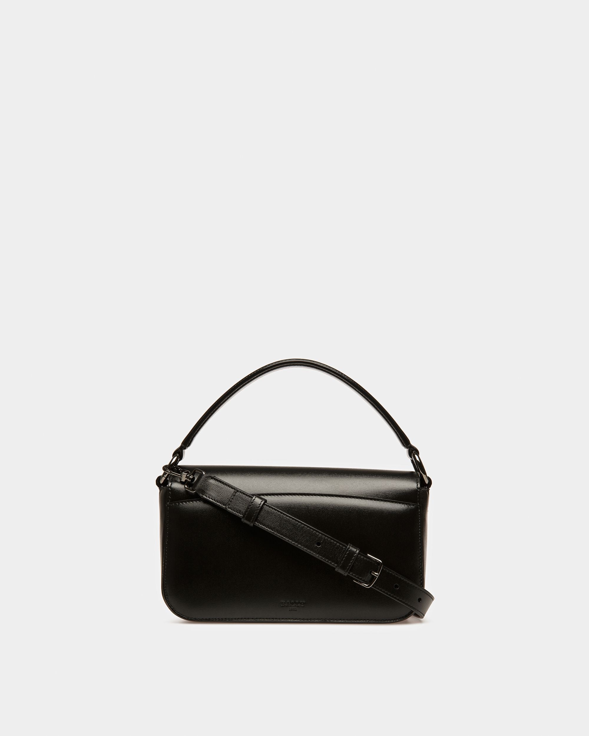 Brodye Sac À Bandoulière En Cuir Noir - Femme - Bally - 02