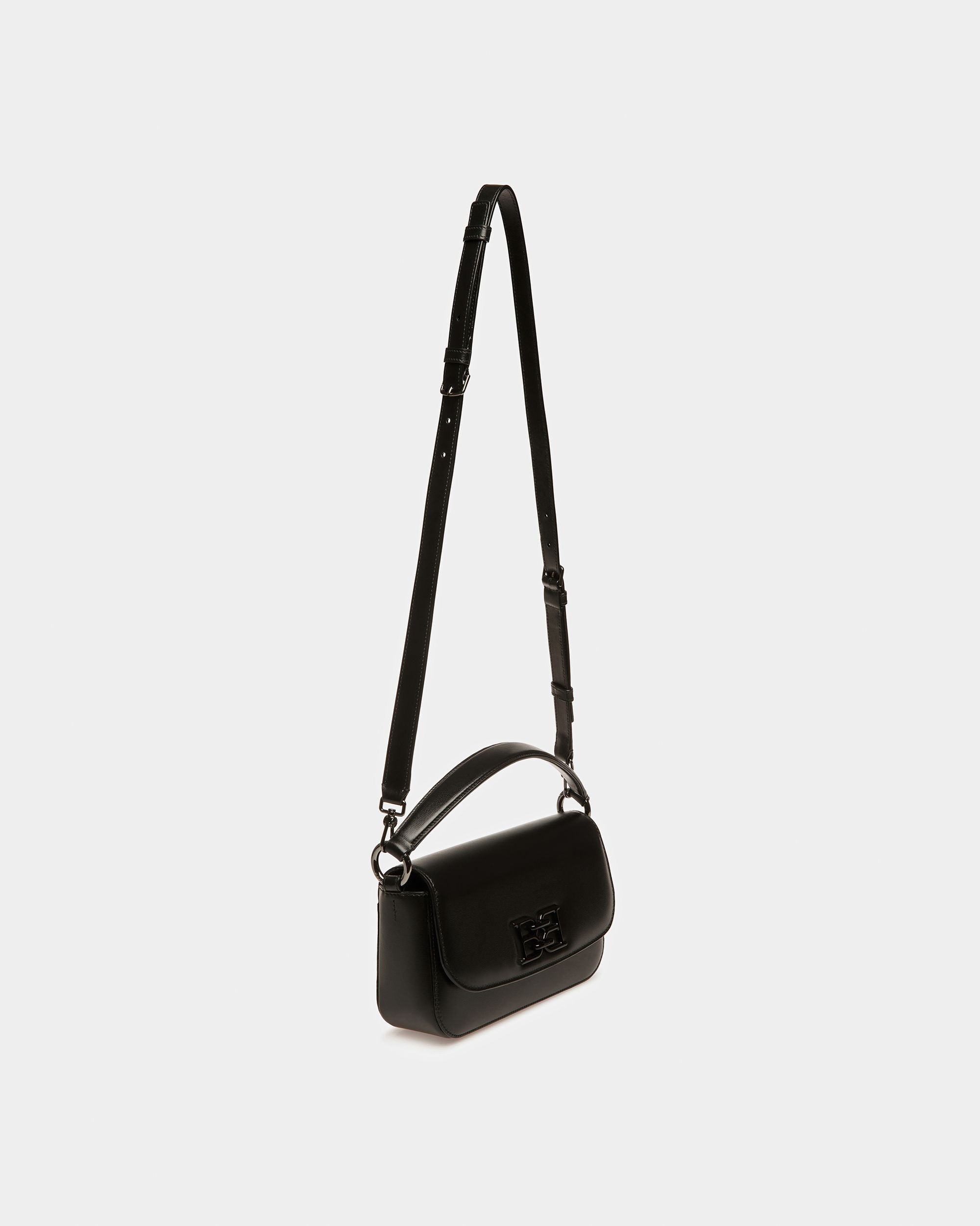 Brodye Sac À Bandoulière En Cuir Noir - Femme - Bally - 05