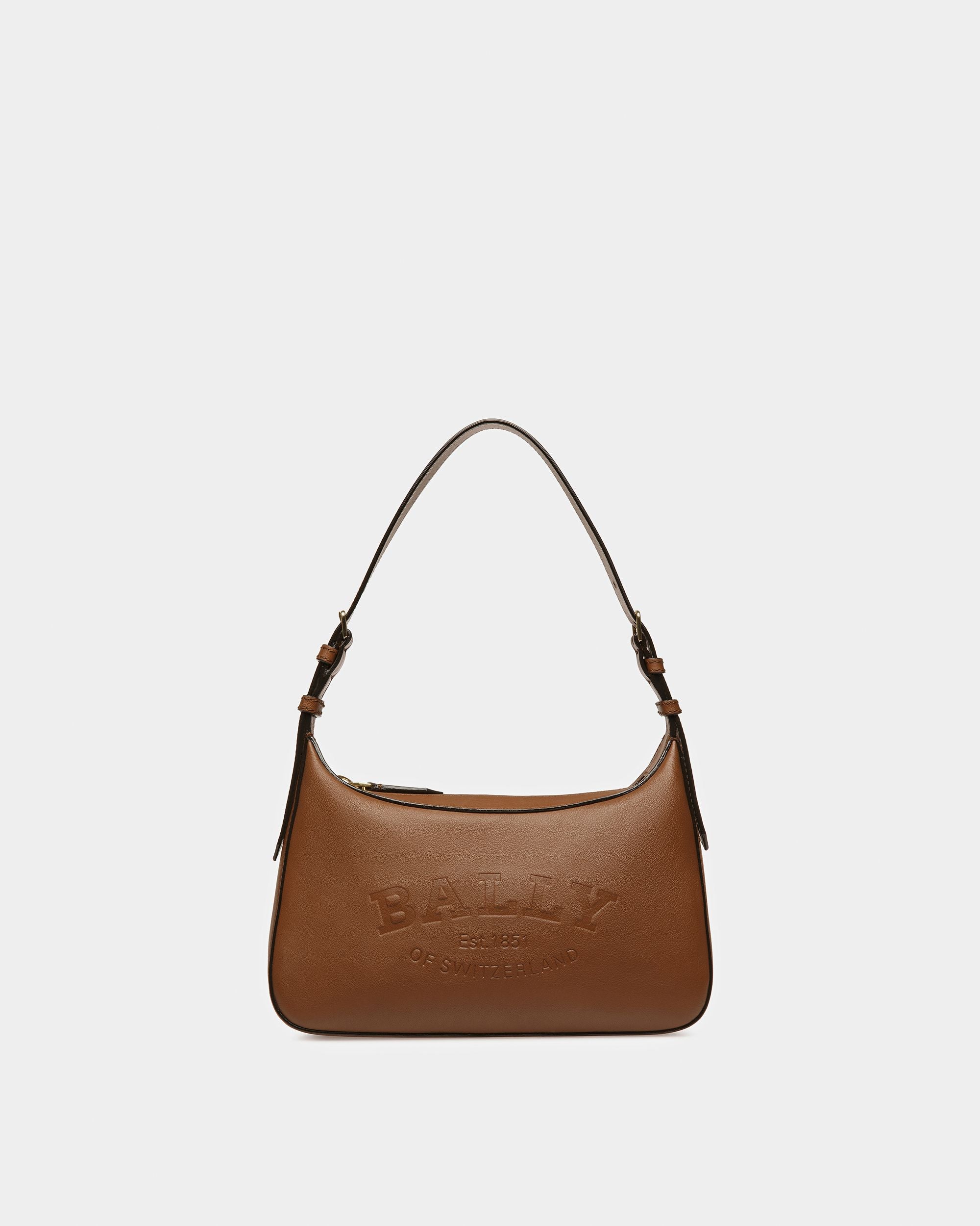 Coralye Sac À Bandoulière En Cuir Marron - Femme - Bally - 01