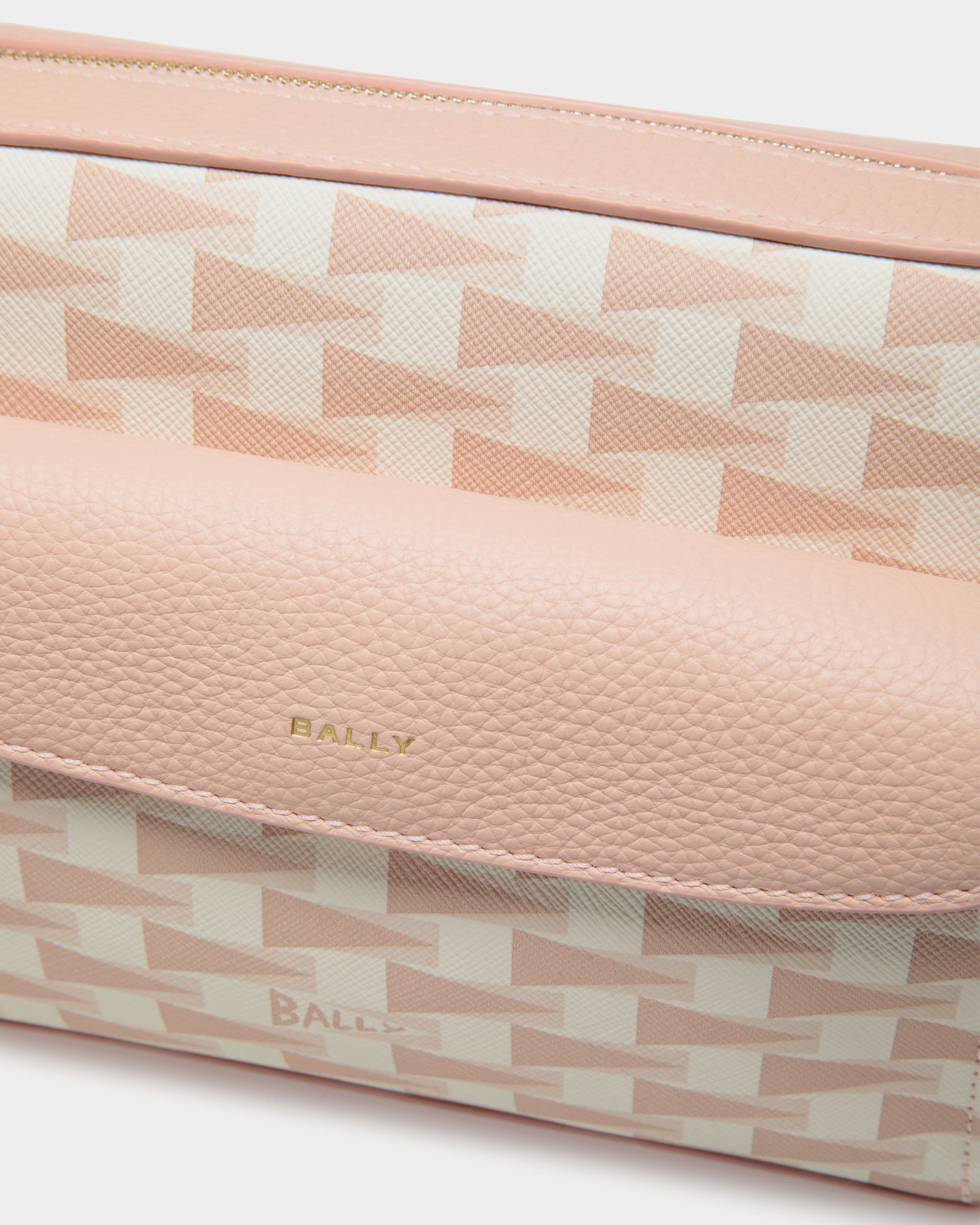 Sac À Bandoulière Pennant Couleur Dusty Petal - Femme - Bally - 05