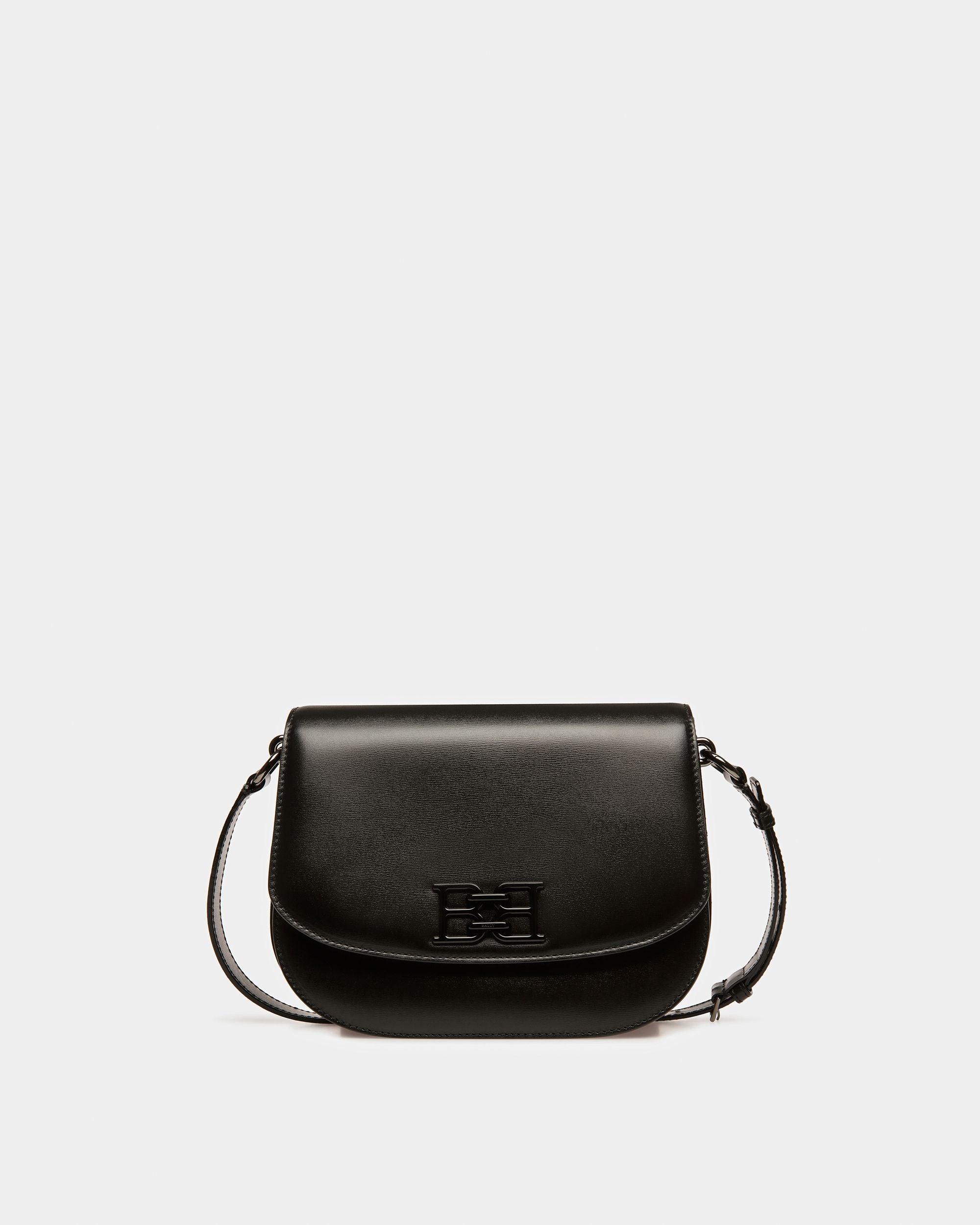 Beckie Sac À Bandoulière En Cuir Noir - Femme - Bally - 01