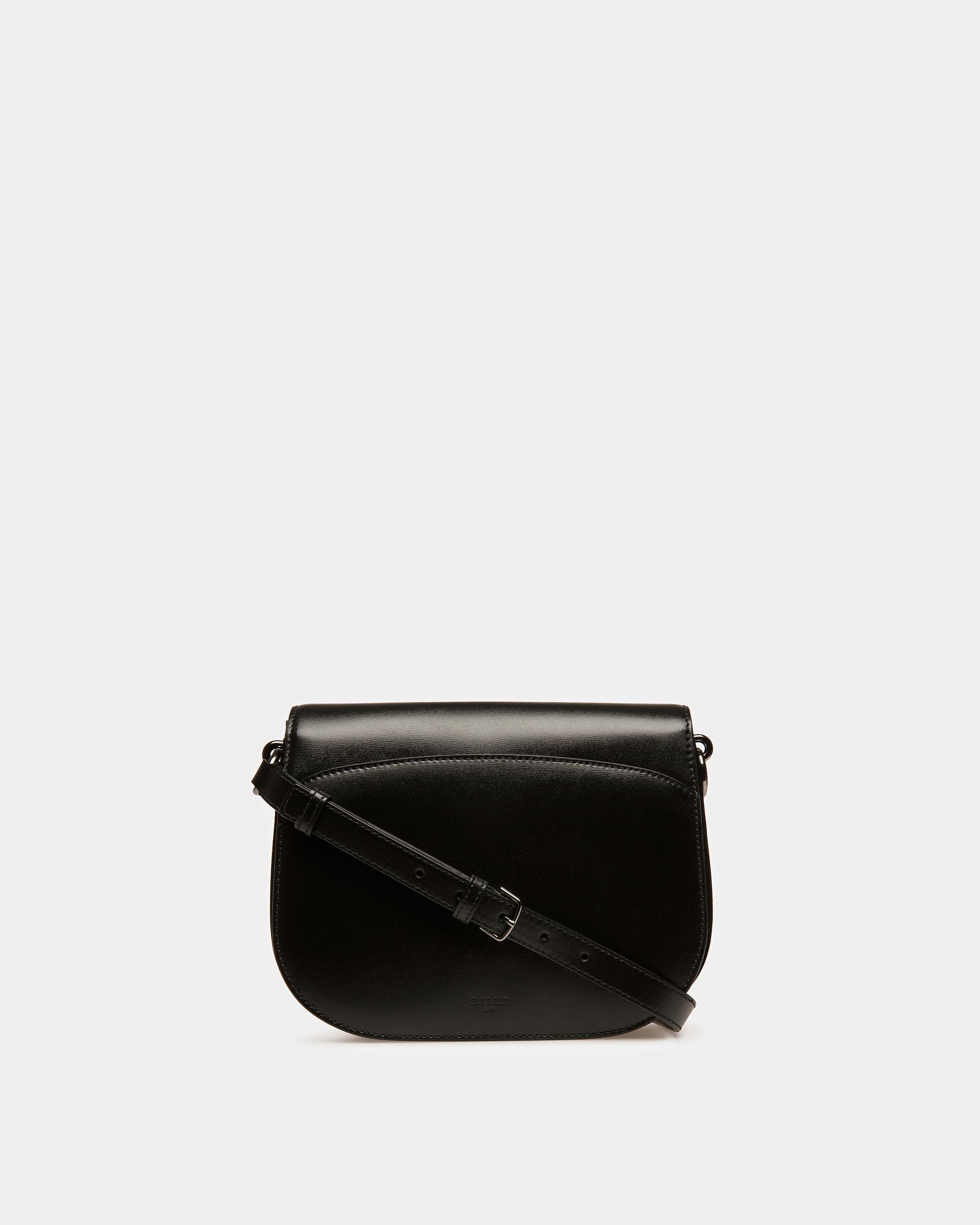 Beckie Sac À Bandoulière En Cuir Noir - Femme - Bally - 03