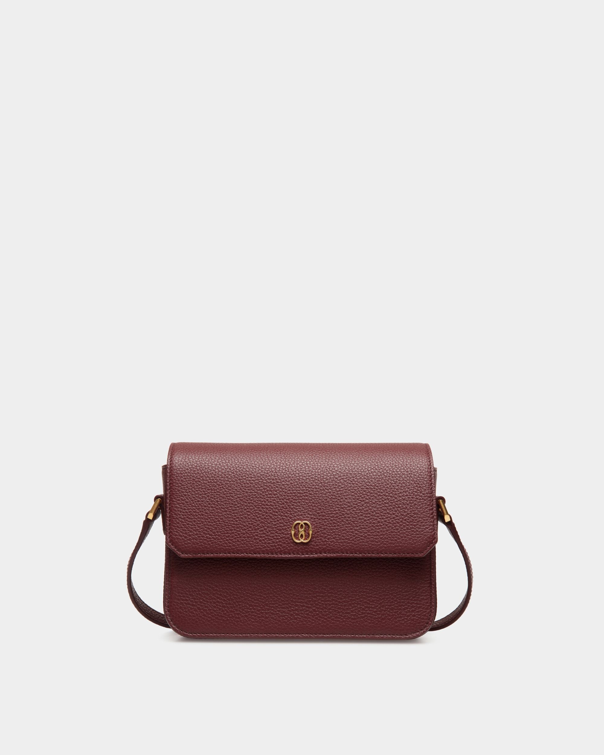 Petit Sac À Bandoulière Emblem En Cuir Grainé Andorra - Femme - Bally - 01