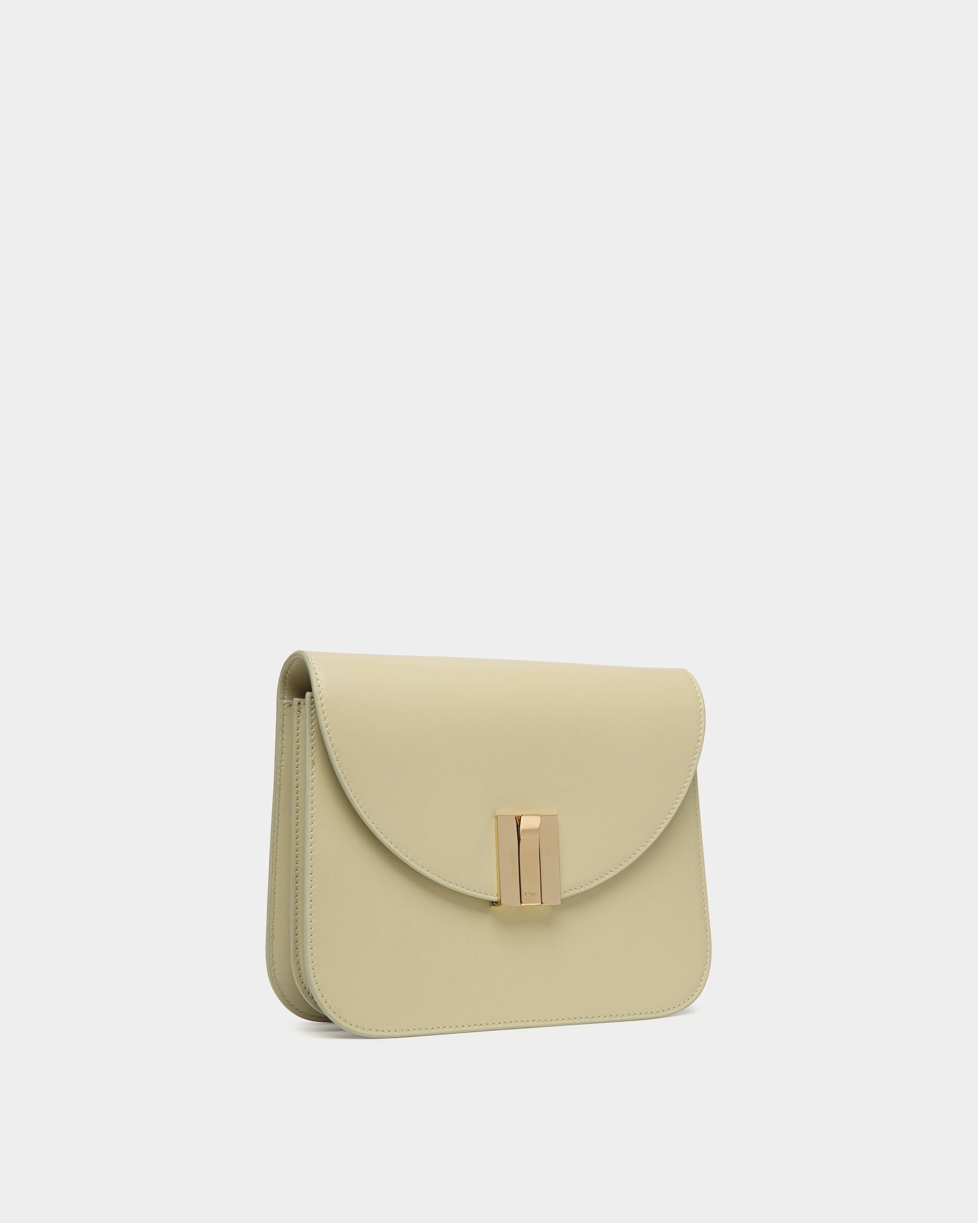 Sac À Bandoulière Ollam En Cuir Light Green - Femme - Bally - 03