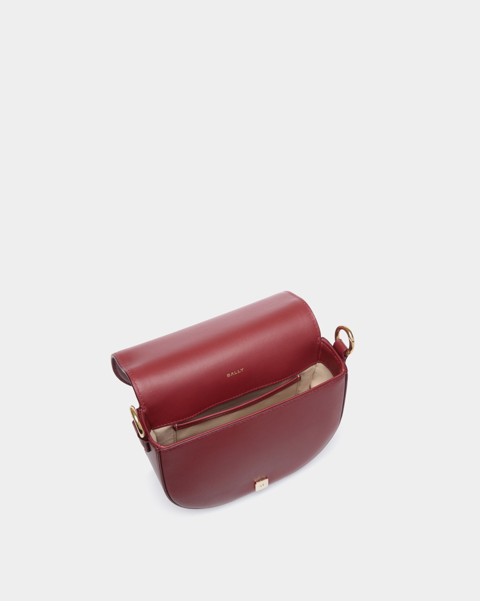 Code Cross Body In Red Bovine - Femme - Bally - 04