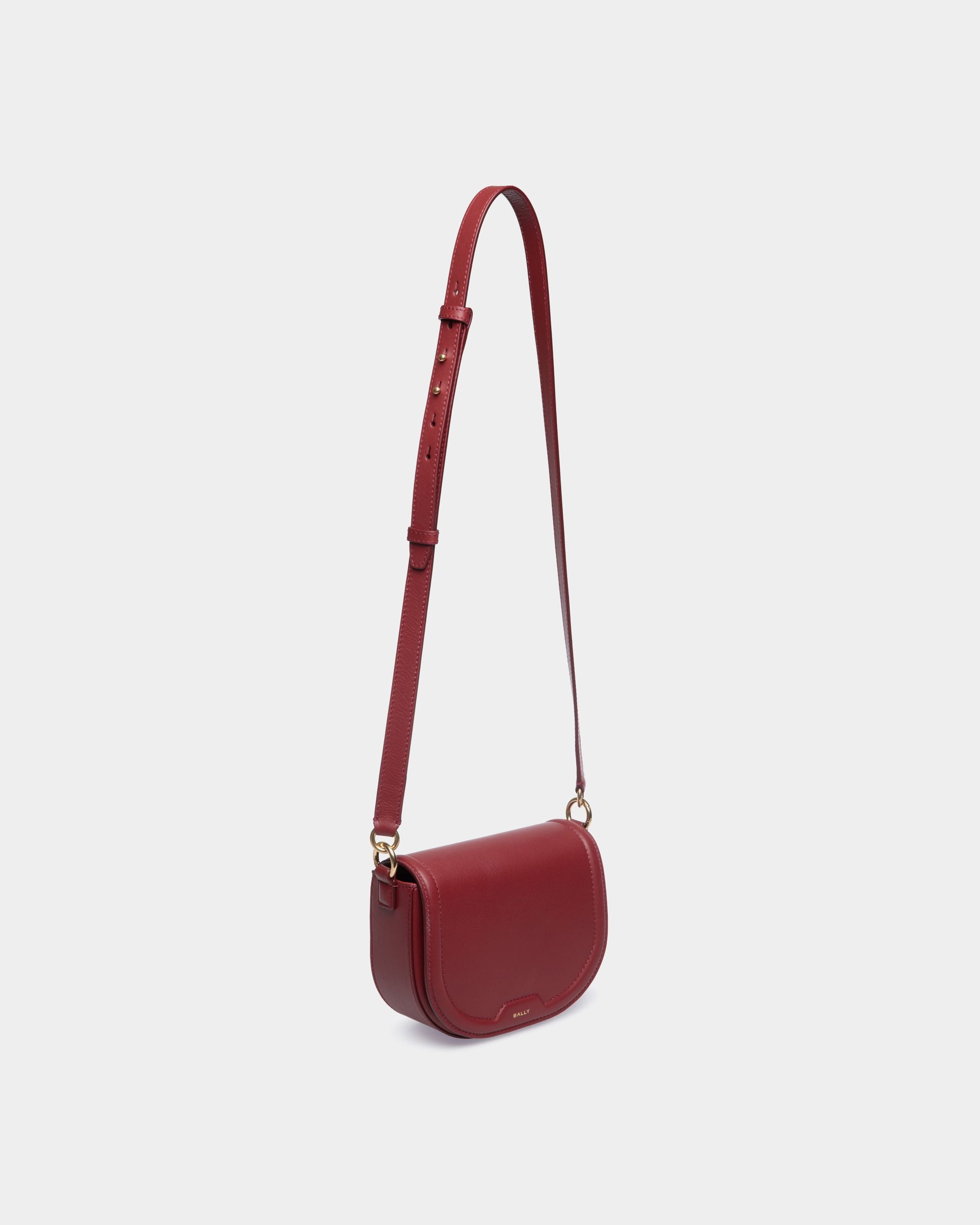 Code Cross Body In Red Bovine - Femme - Bally - 05