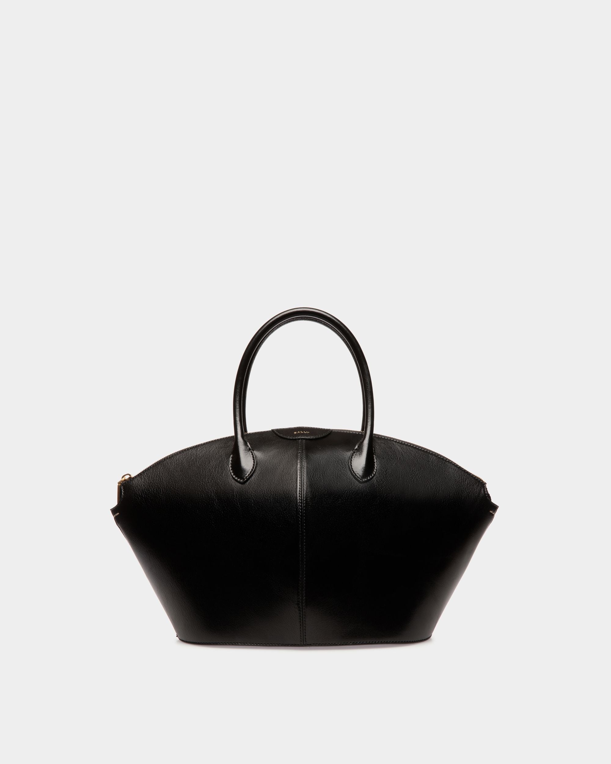 Sac À Anse Supérieure Belle En Cuir Noir - Femme - Bally - 01