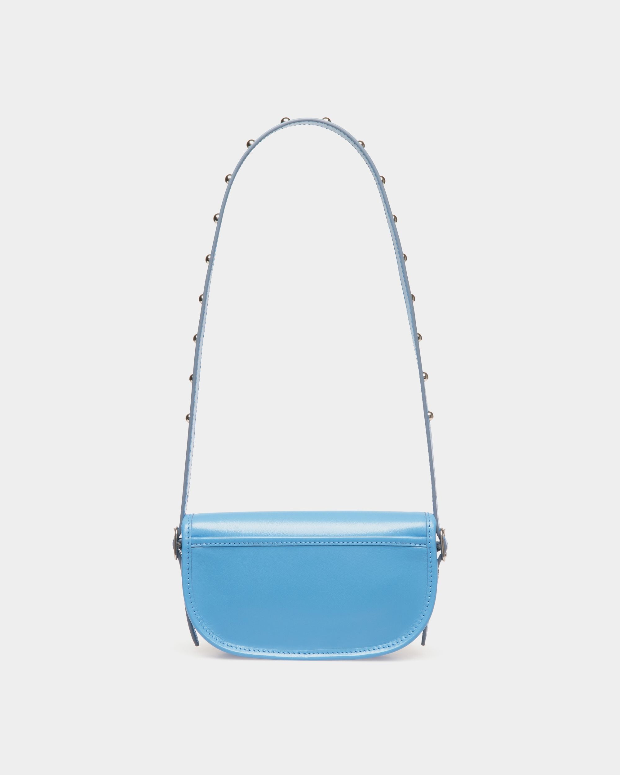 Minisac Beckett En Cuir Bleu Avec Bally Pin - Femme - Bally - 03