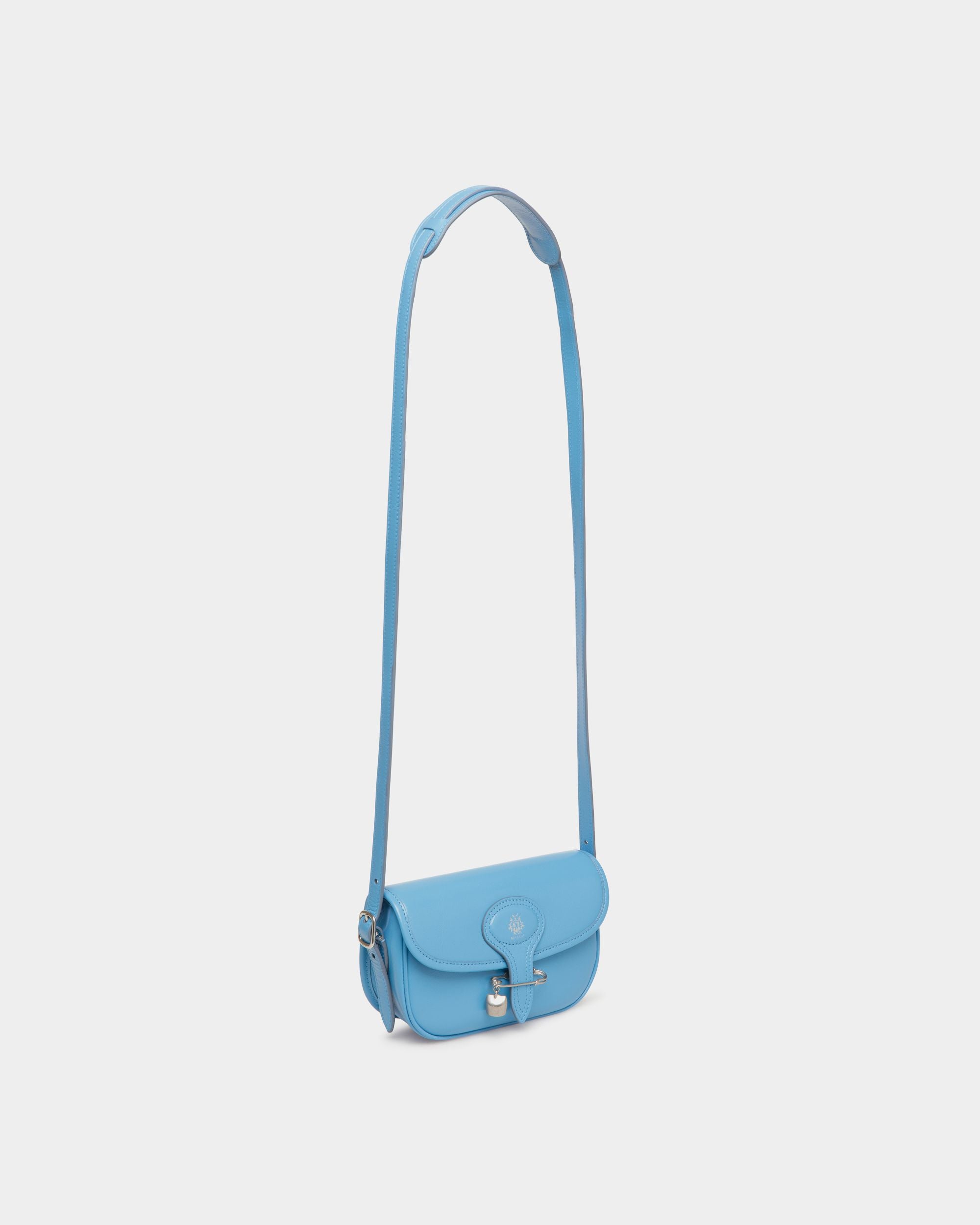 Minisac Beckett En Cuir Bleu Avec Bally Pin - Femme - Bally - 07