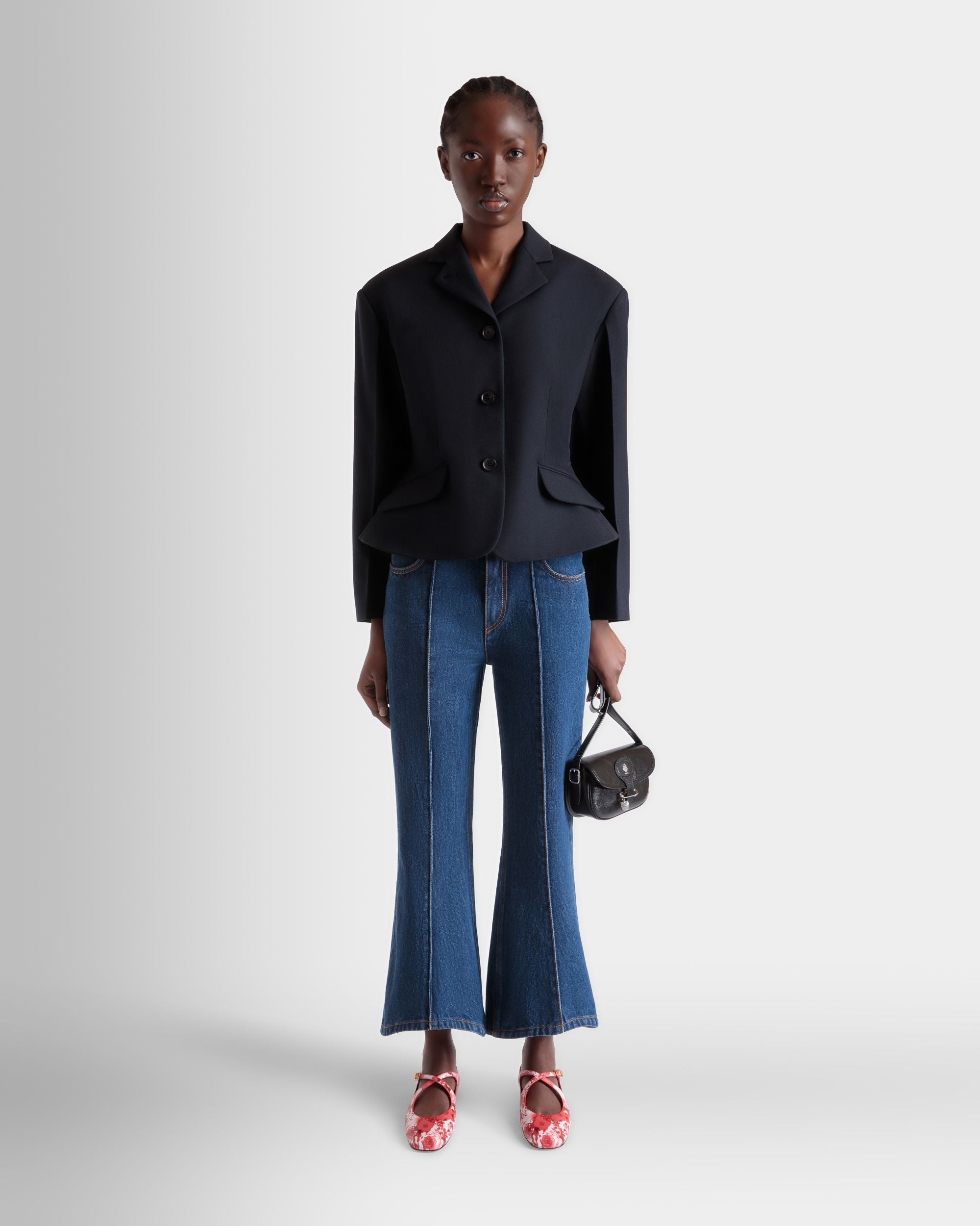 Minisac Beckett En Cuir Noir Avec Bally Pin - Femme - Bally - 02