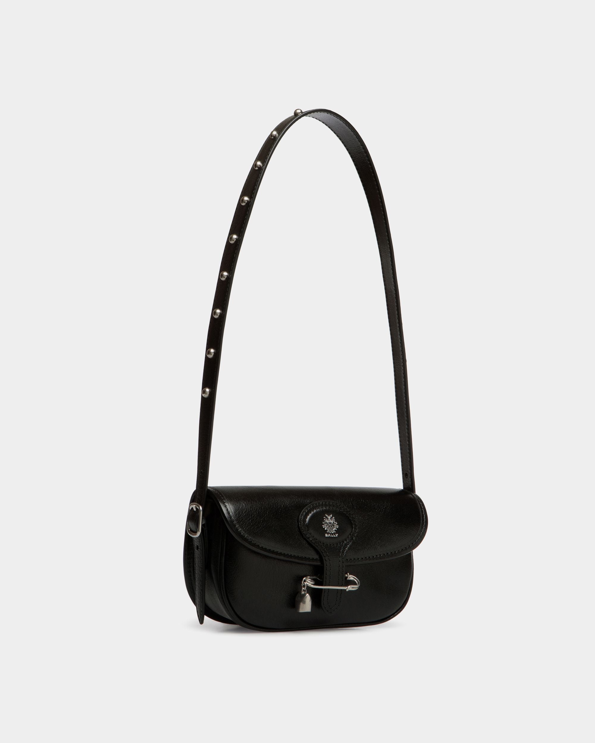 Minisac Beckett En Cuir Noir Avec Bally Pin - Femme - Bally - 04