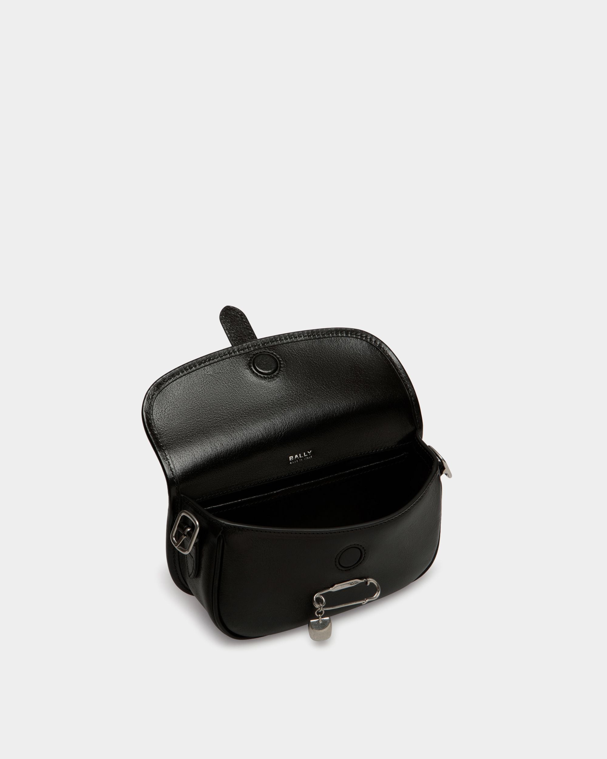 Minisac Beckett En Cuir Noir Avec Bally Pin - Femme - Bally - 05
