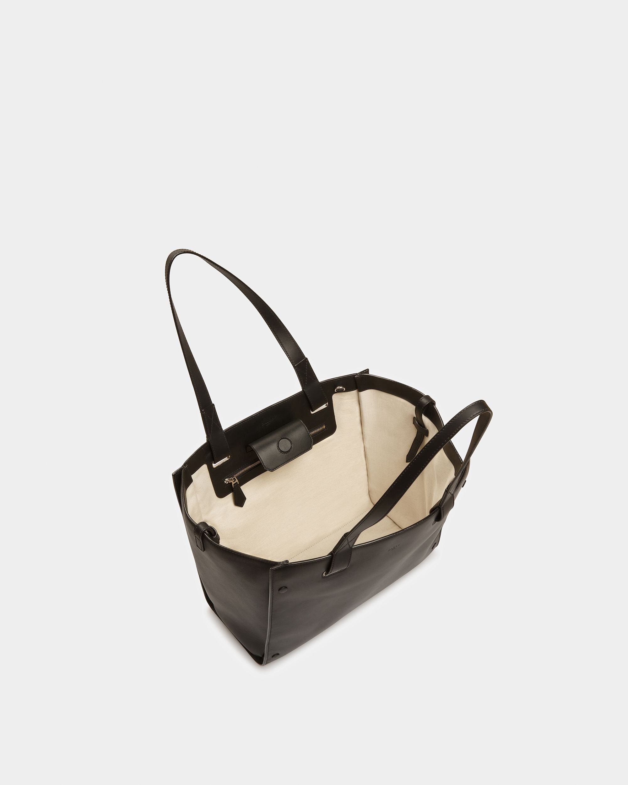 Arystea Fourre-tout En Cuir Noir - Femme - Bally - 04