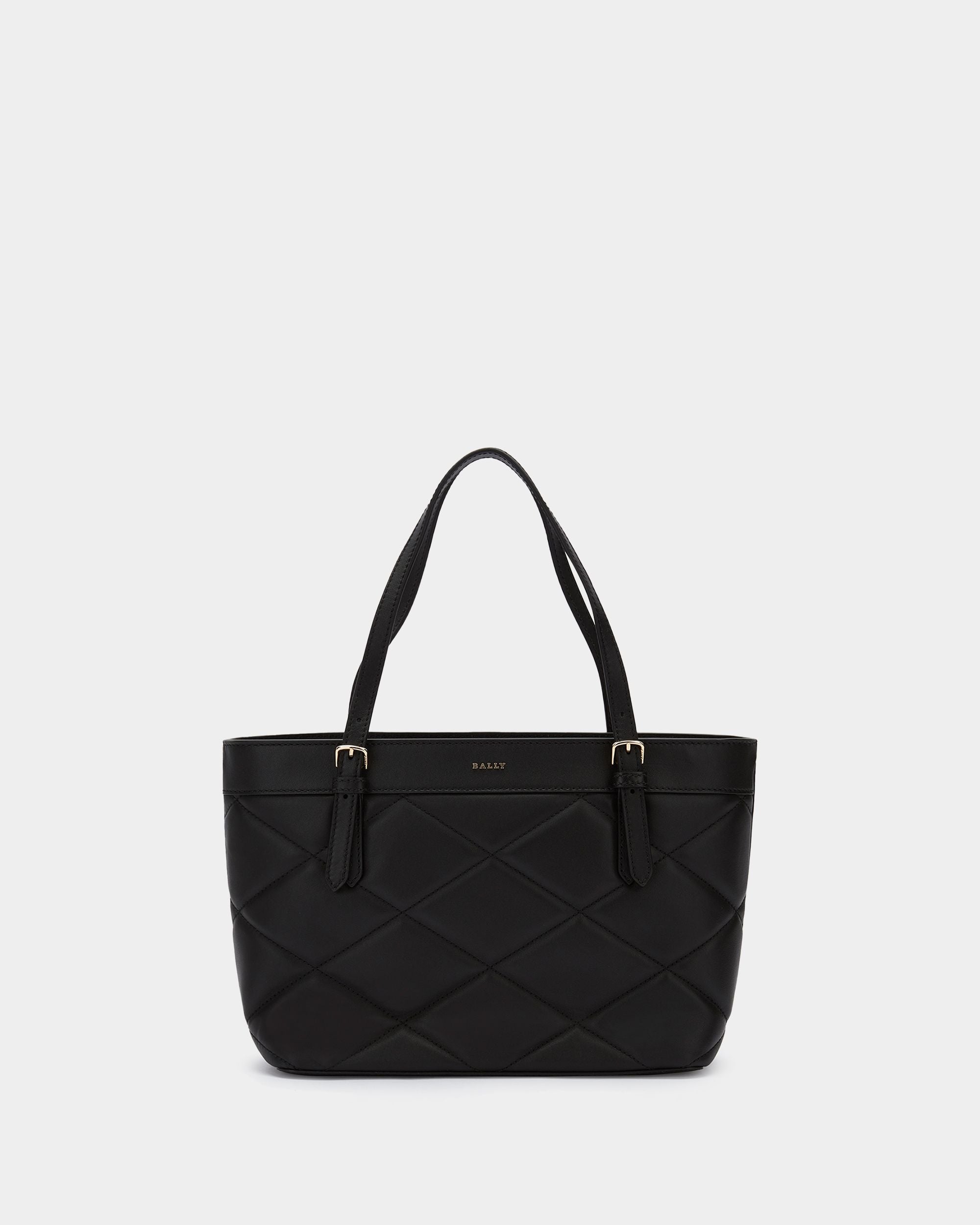 Cabas En Cuir Noir - Femme - Bally - 01
