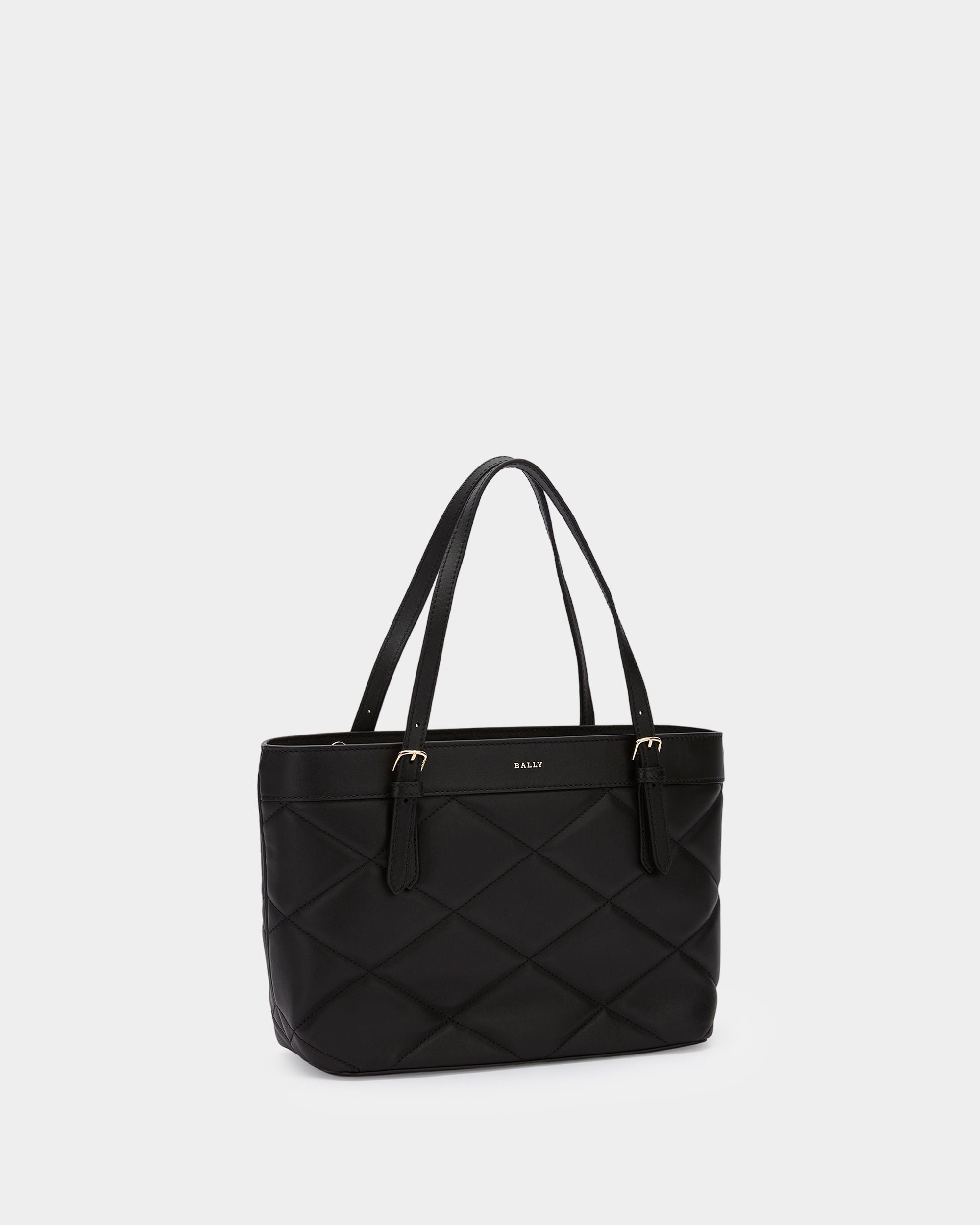 Cabas En Cuir Noir - Femme - Bally - 03